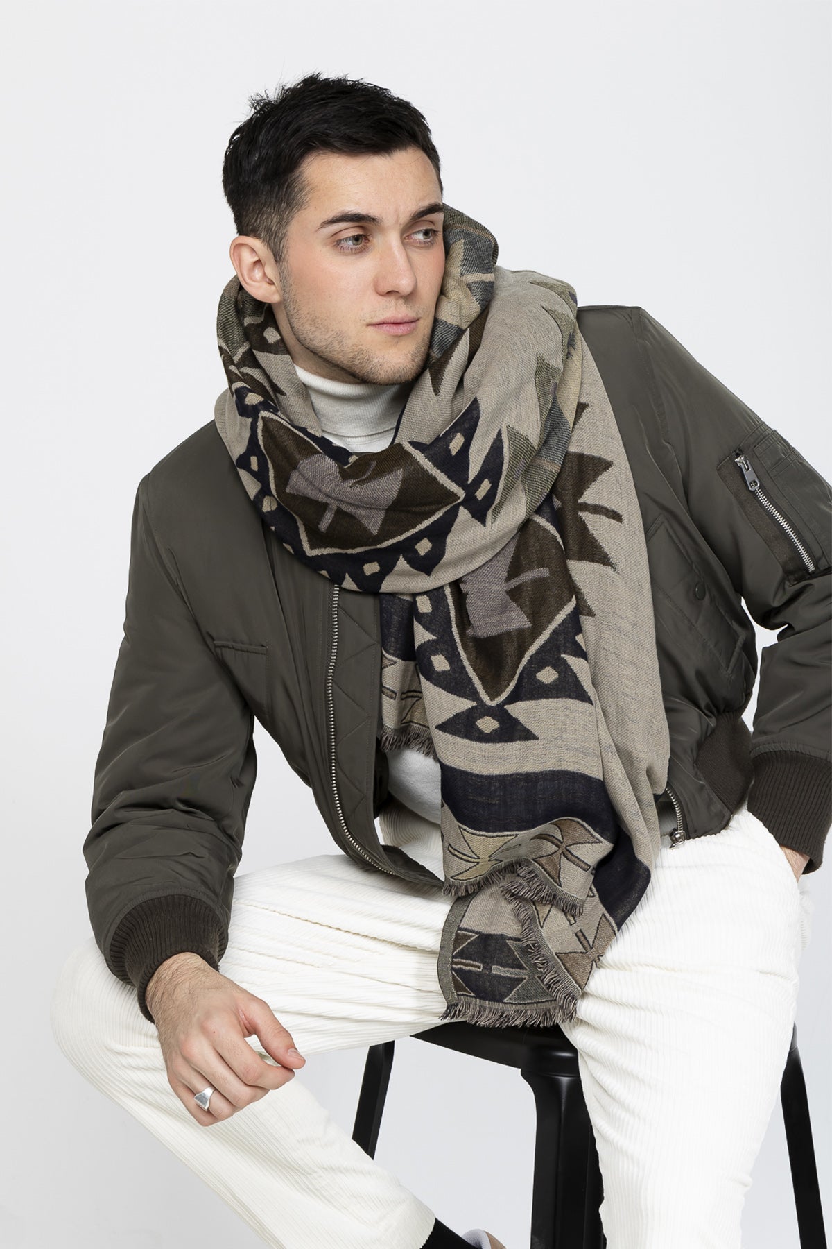 Écharpe pour homme – Création originale Monsieur Charli