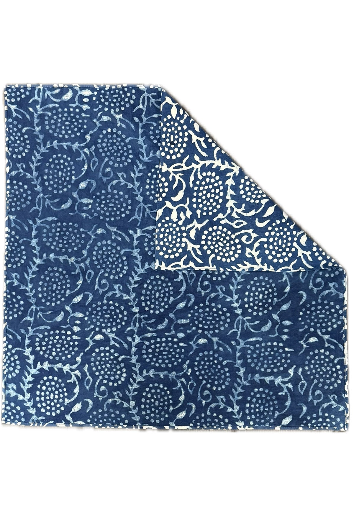 bandana impression indigo