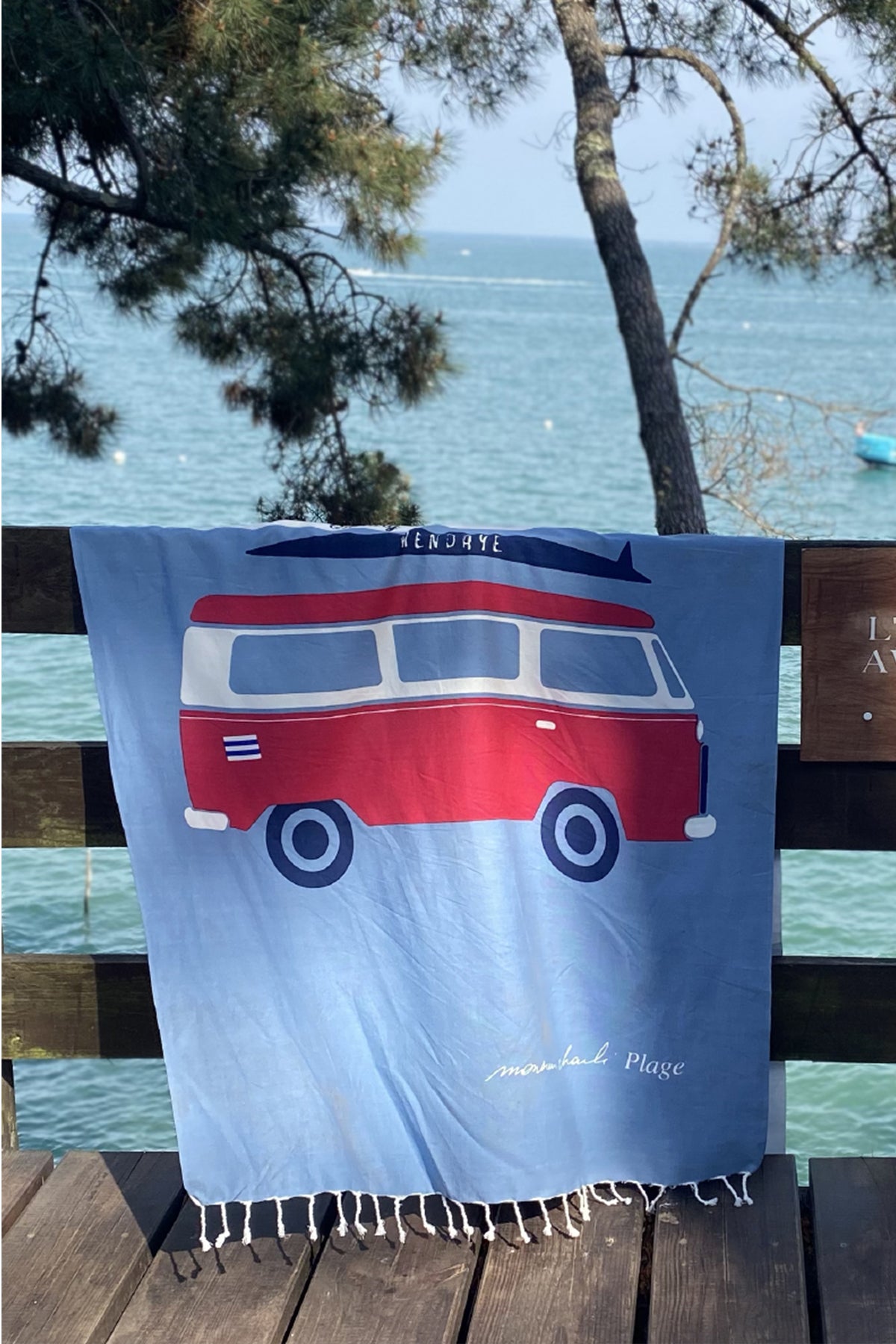 FOUTA DE PLAGE COMBI