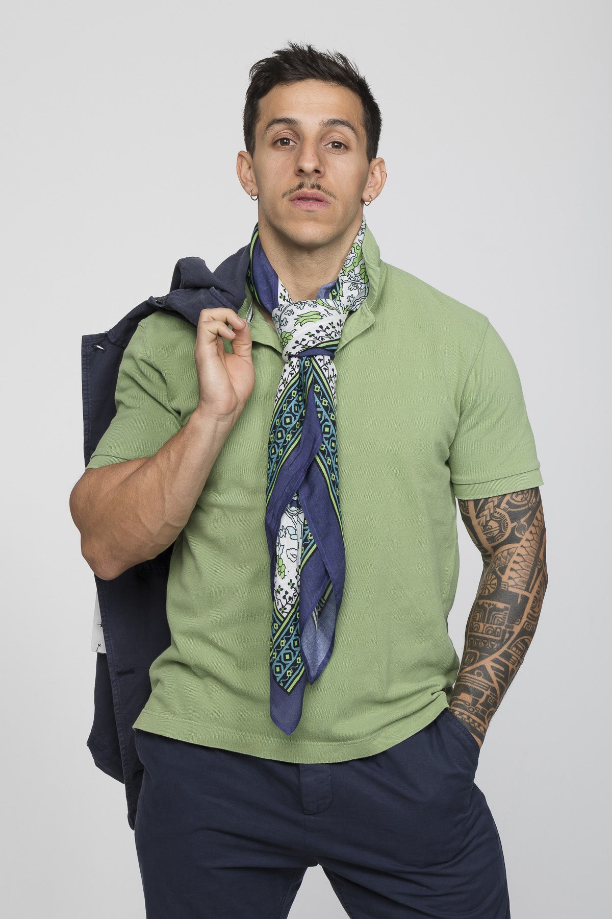 BANDANA EN MODAL FELIX BLEU MARINE