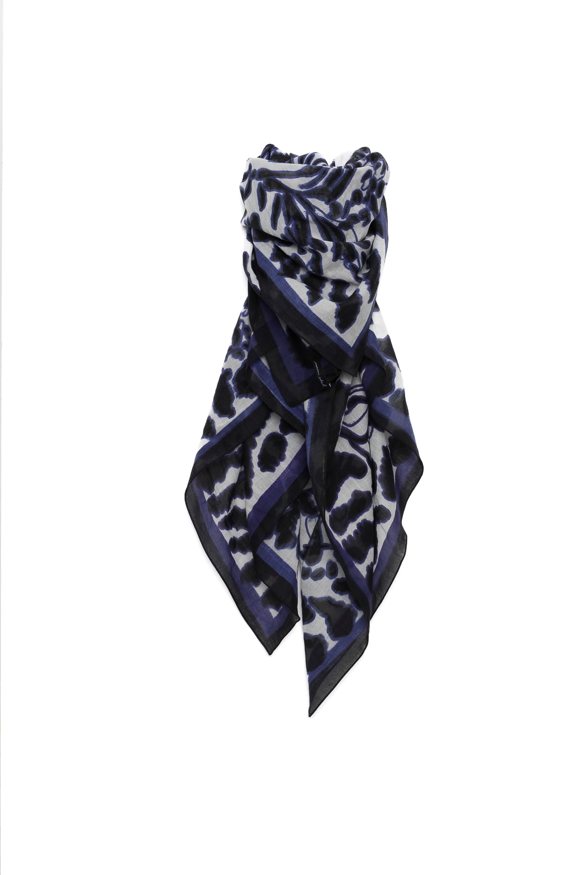 BANDANA EN COTON FILIPO MYRTILLE