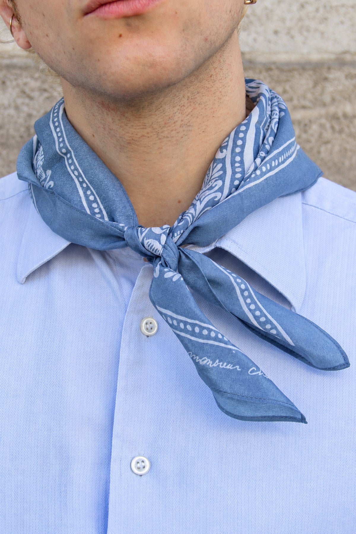 detail du bandana franky porté