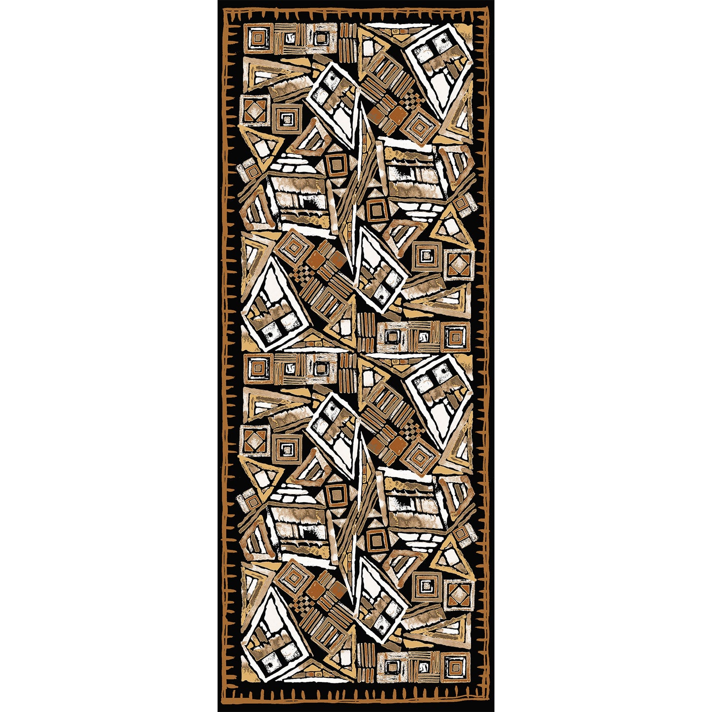 un foulard imprimé et coloré de Monsieur Charli