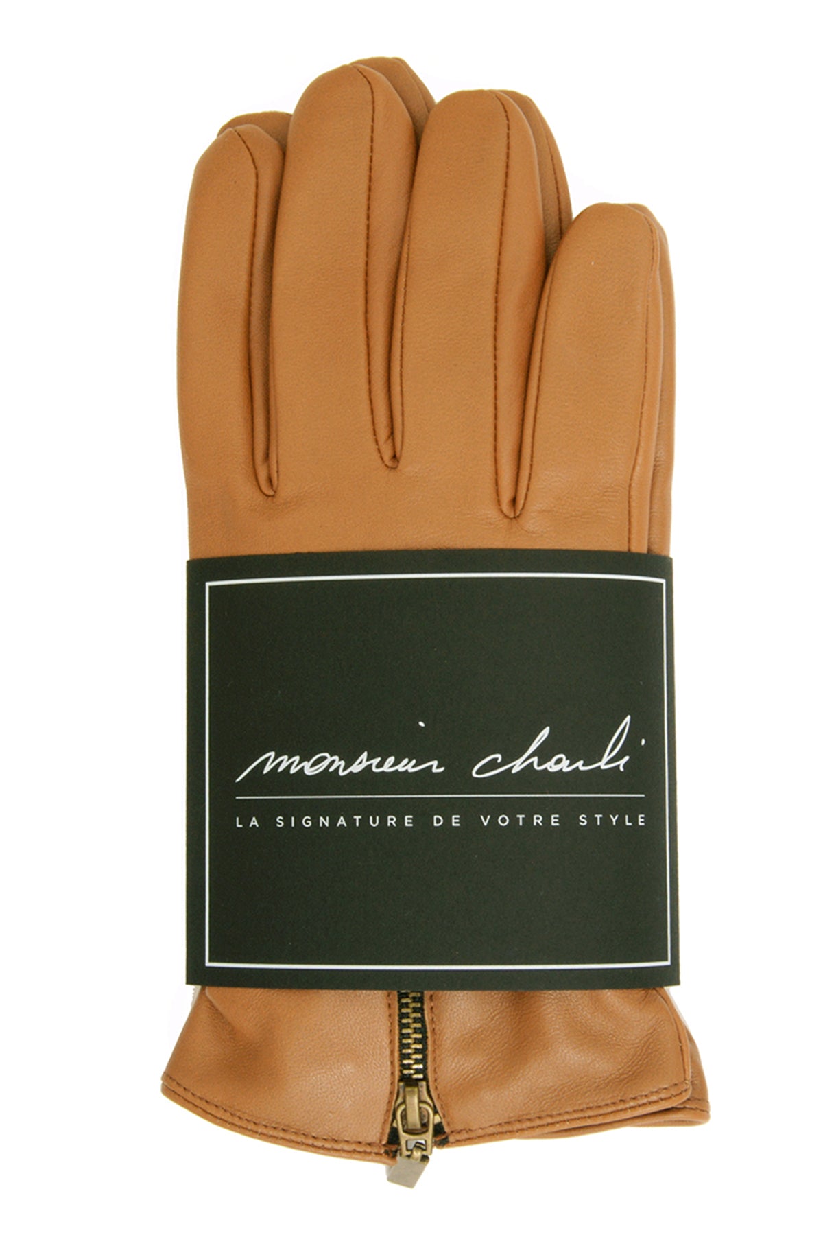 Une paire de gants en cuir pour homme