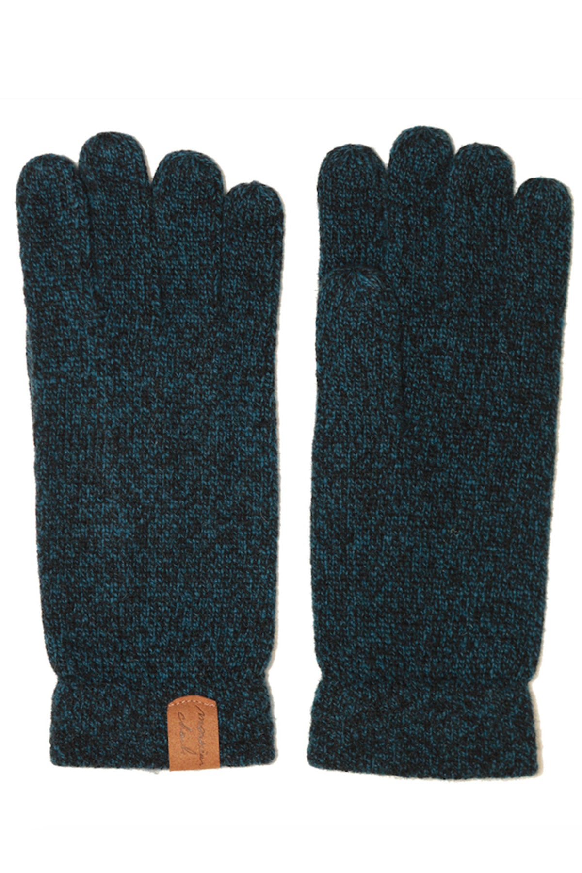 GANTS LAINE HUBERT CHINE BLEU
