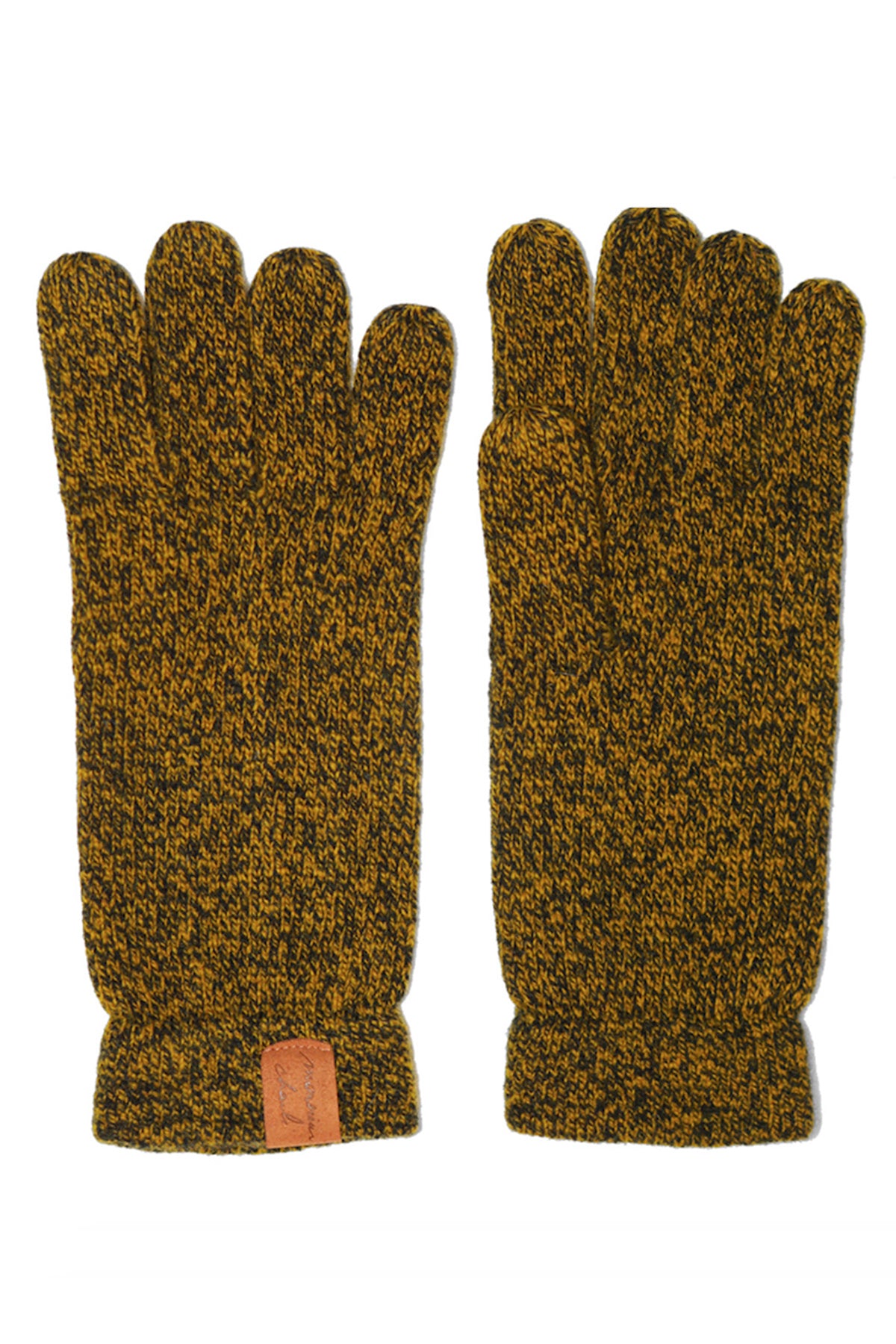 GANTS LAINE HUBERT CHINE JAUNE