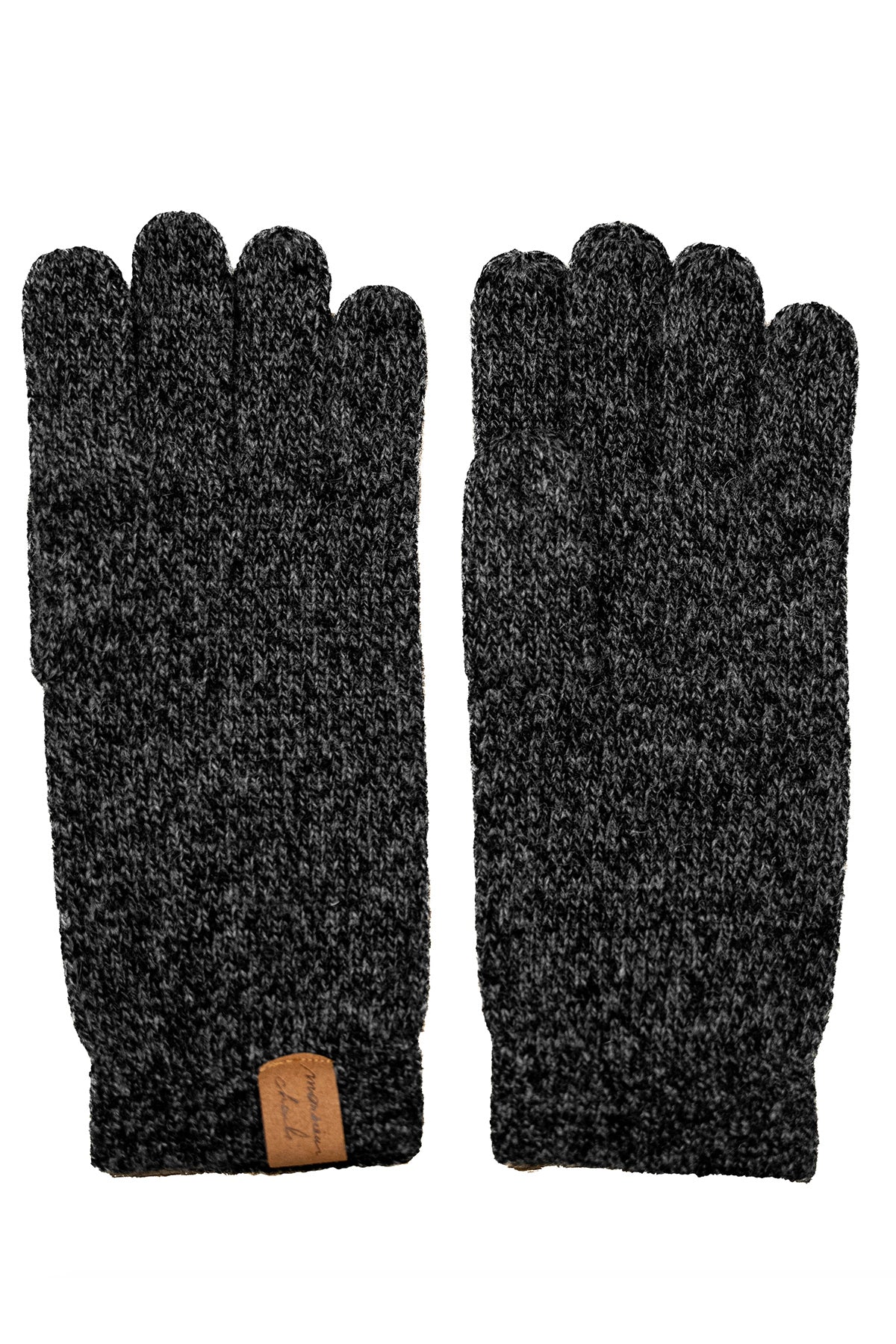 GANTS LAINE HUBERT CHINE NOIR