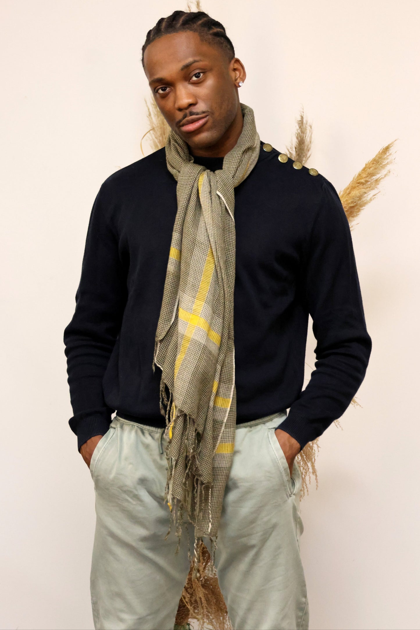ECHARPE EN LAINE MAXENCE OLIVE