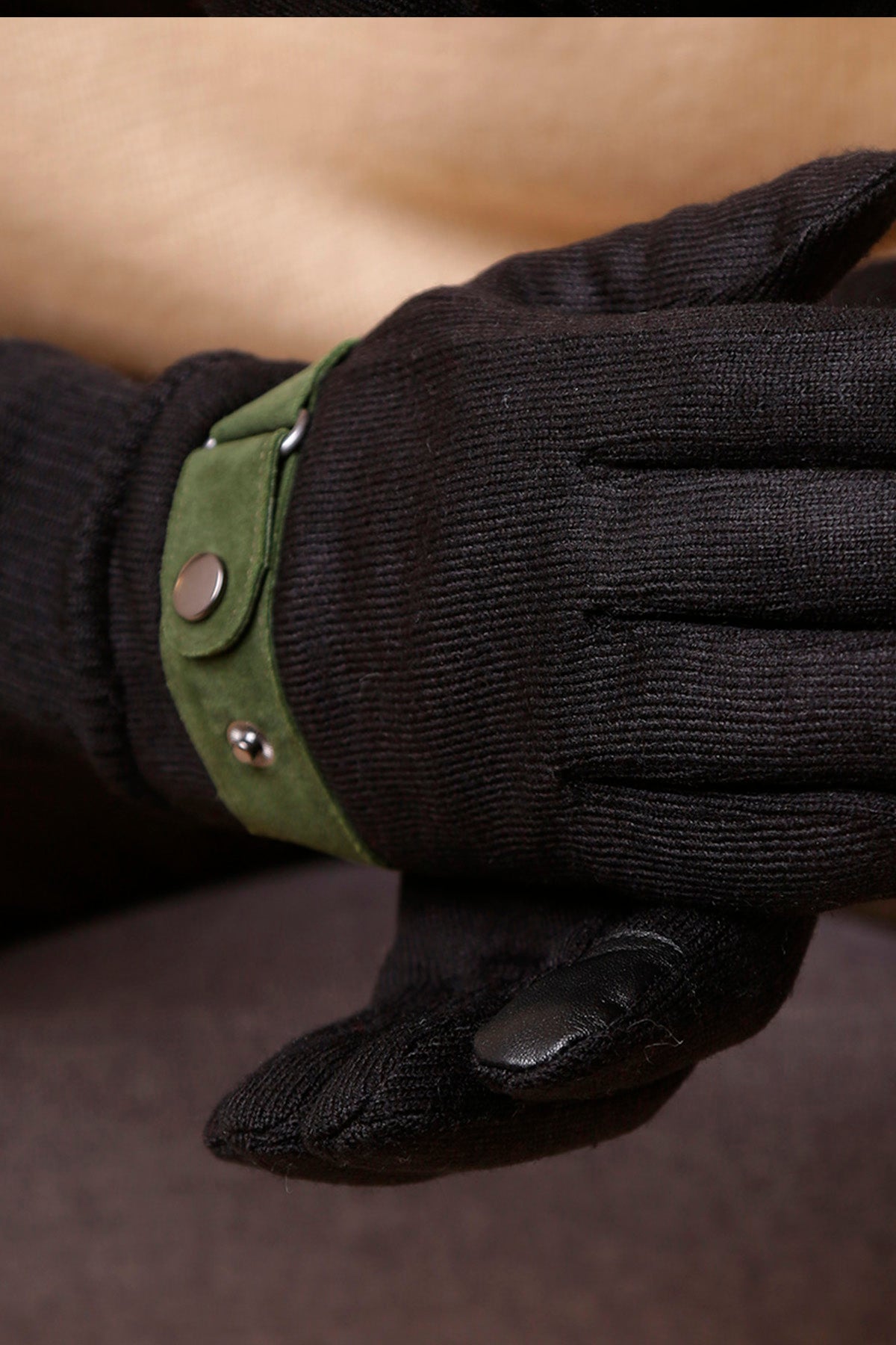 GANTS HECTOR NOIR VERT