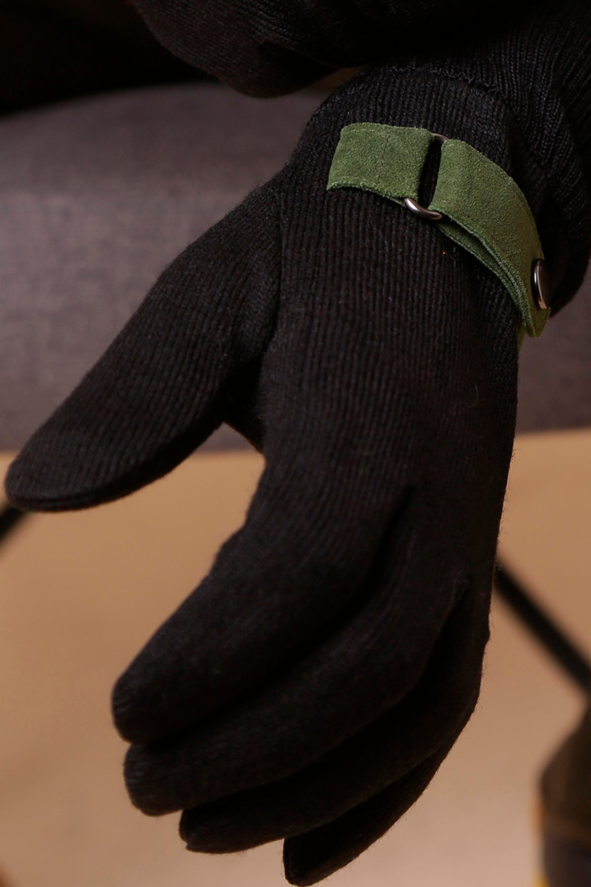 GANTS HECTOR NOIR VERT