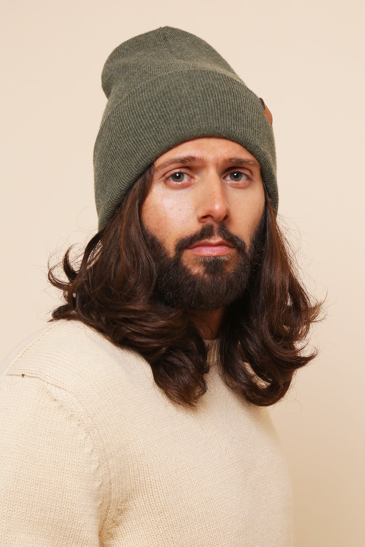 BONNET LAINE MERINO JAMES KAKI