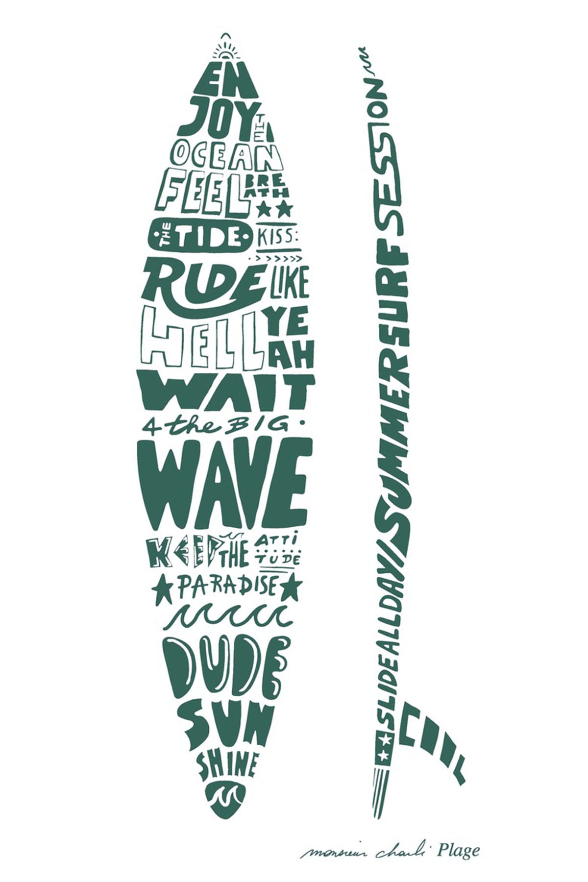 FOUTA SURF VERT