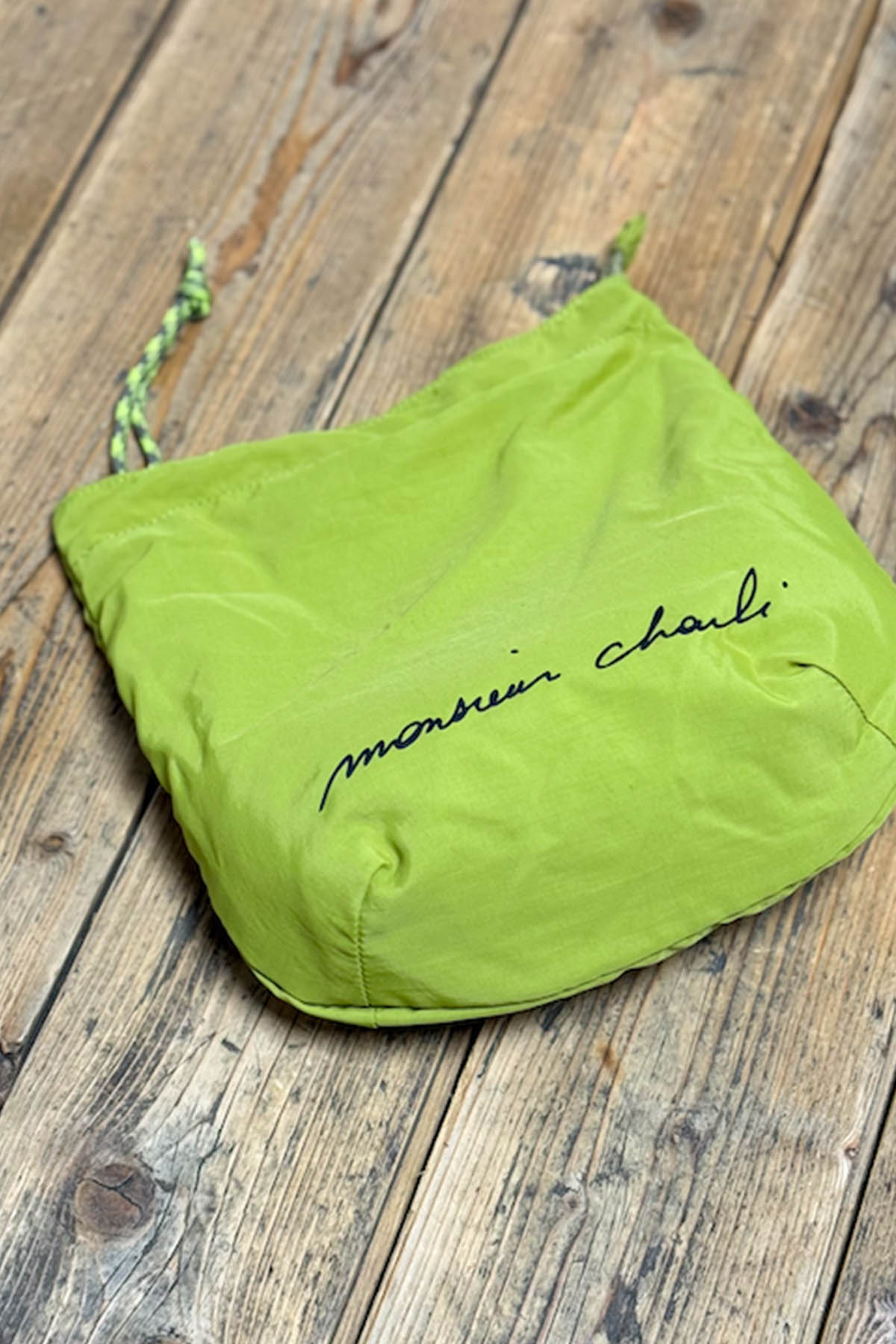 TROUSSE WILLIAM EN NYLON CHARTREUSE