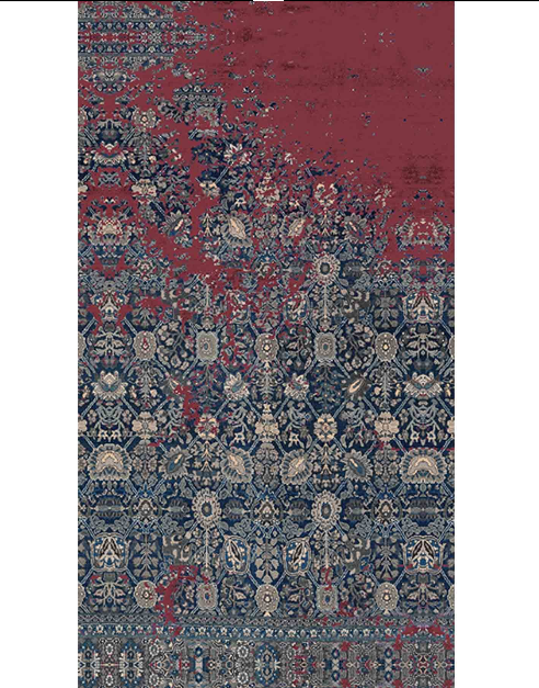 Un foulard imprimé et coloré de Monsieur Charli