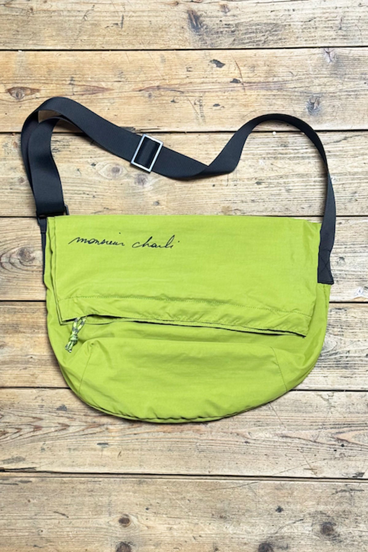 SAC BANDOULIERE HOMME WILLIAM CHARTREUSE