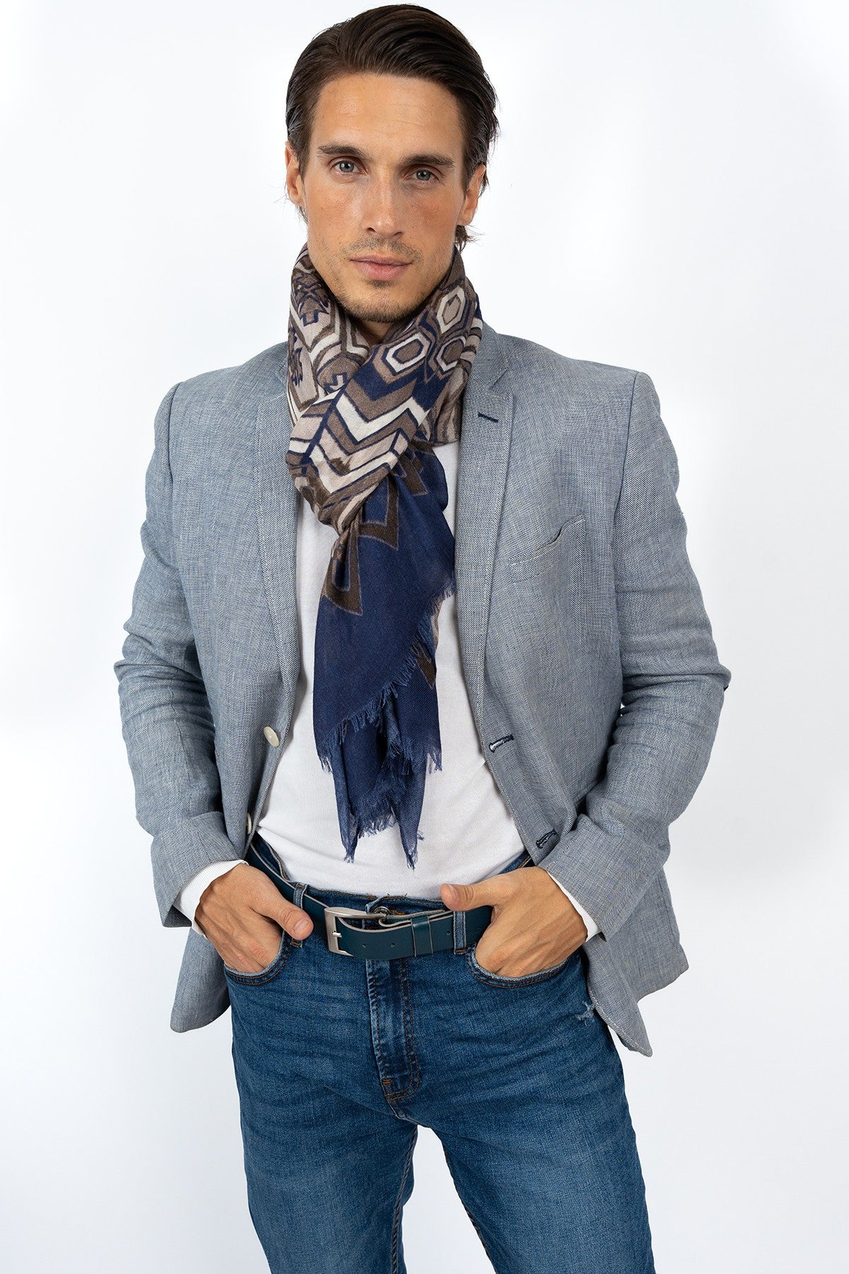 FOULARD ZAHIR GRIS