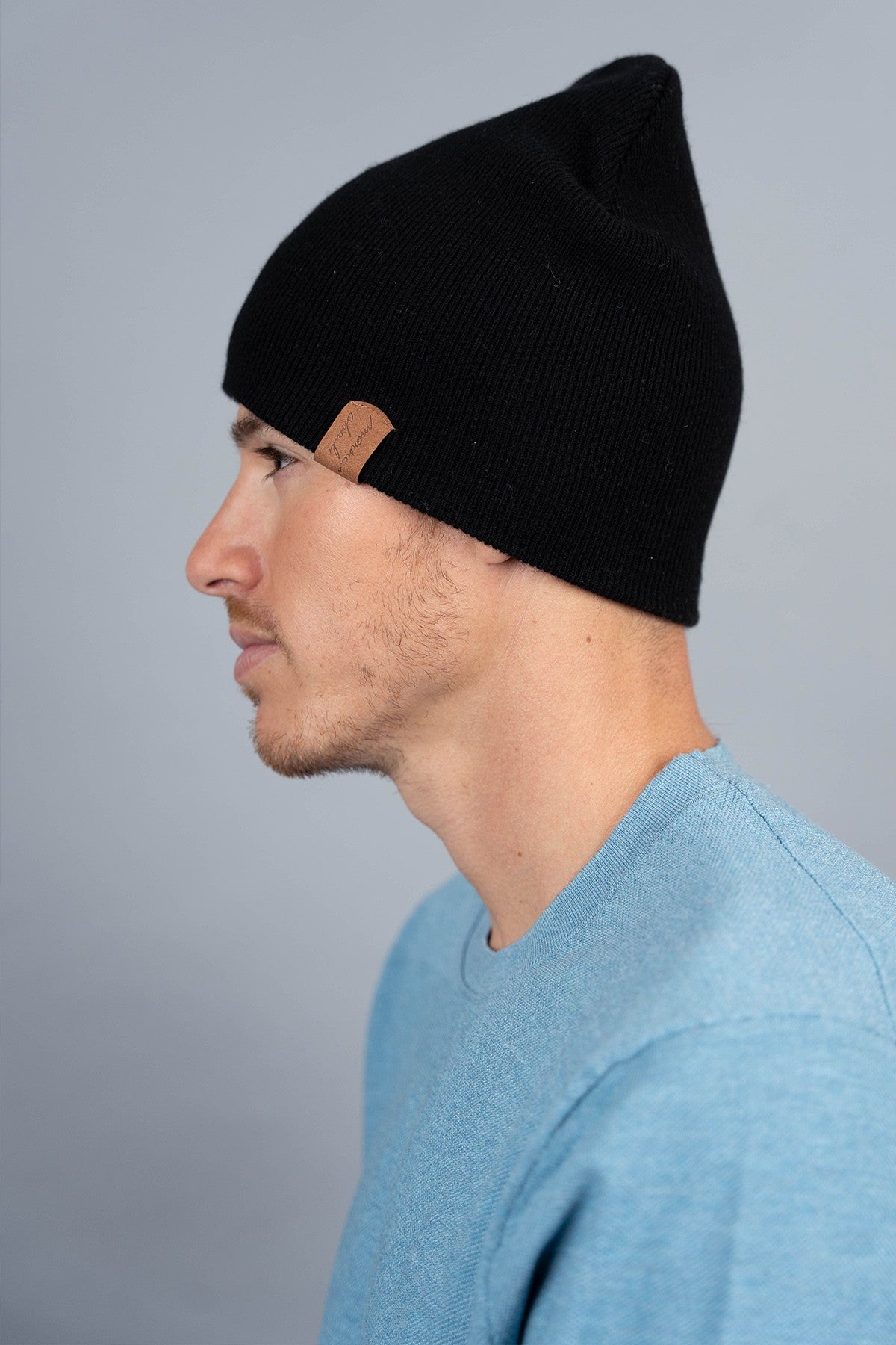 BONNET LAINE MERINO JIM NOIR