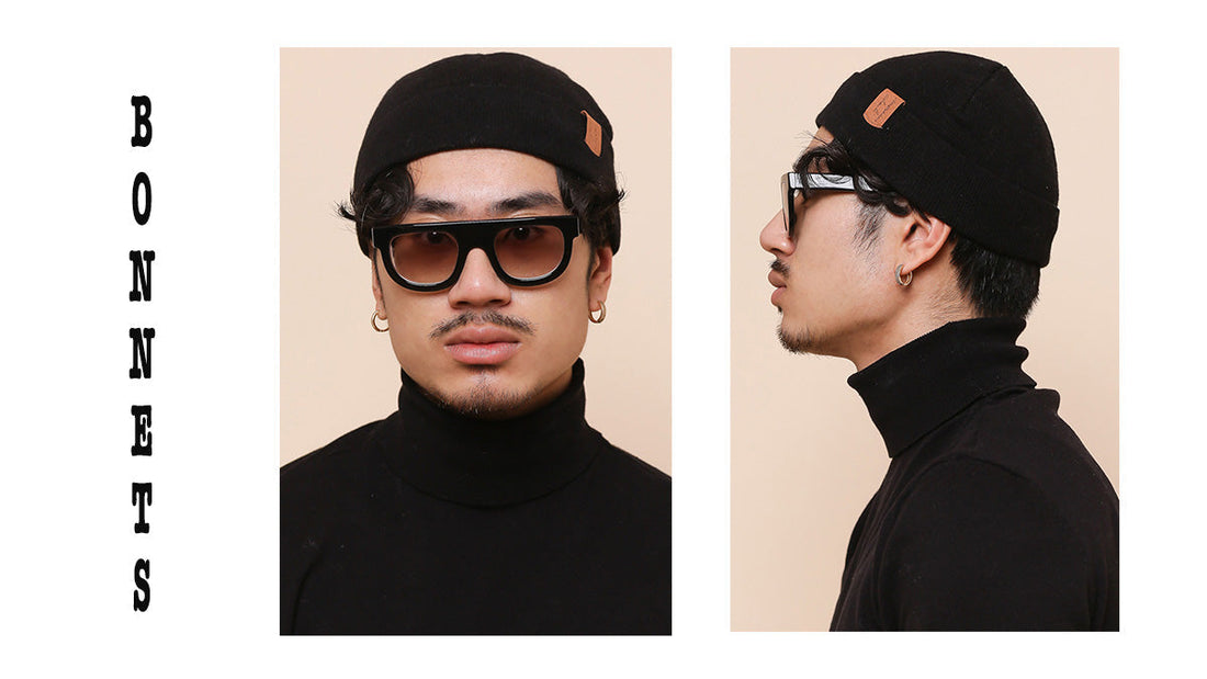 homme portant un bonnet noir avec des lunettes de soleil Monsieur Charli