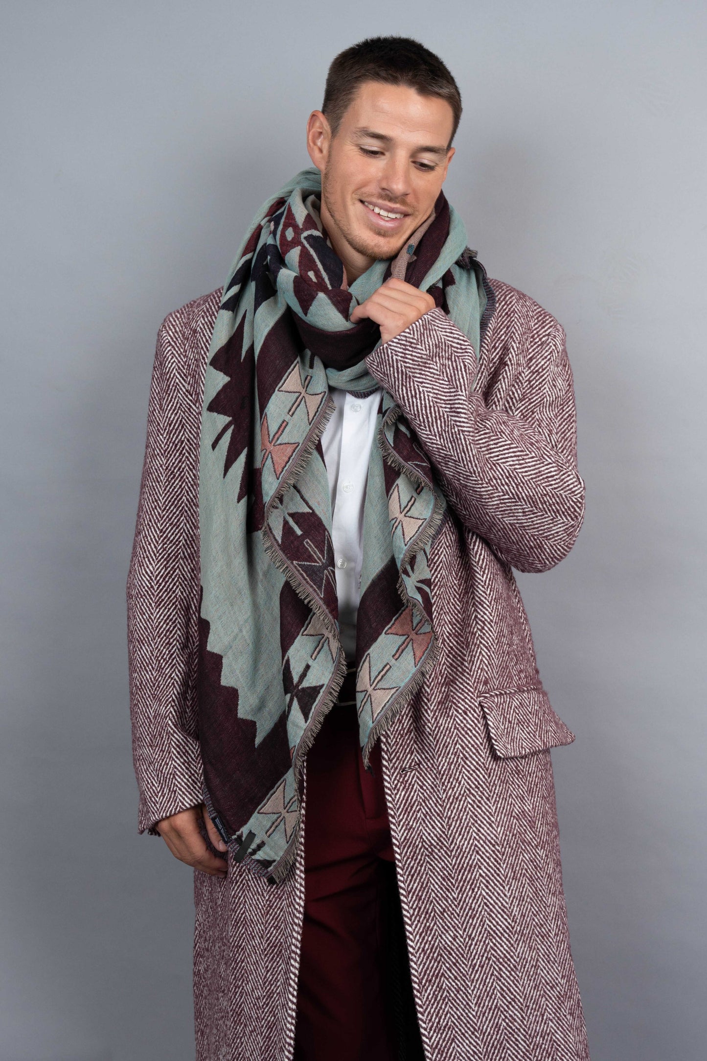 Écharpe pour homme – Création originale Monsieur Charli