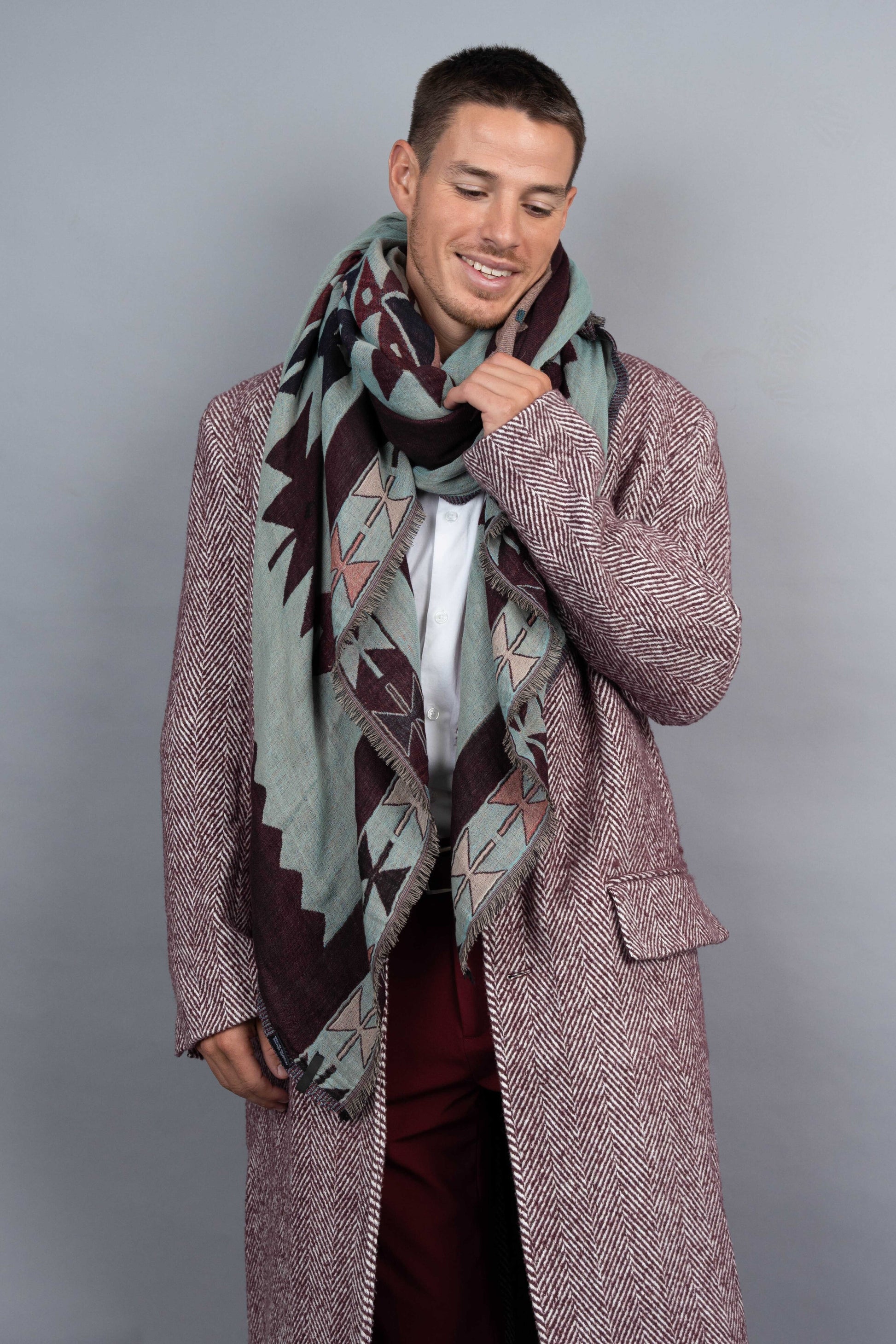 Écharpe pour homme – Création originale Monsieur Charli