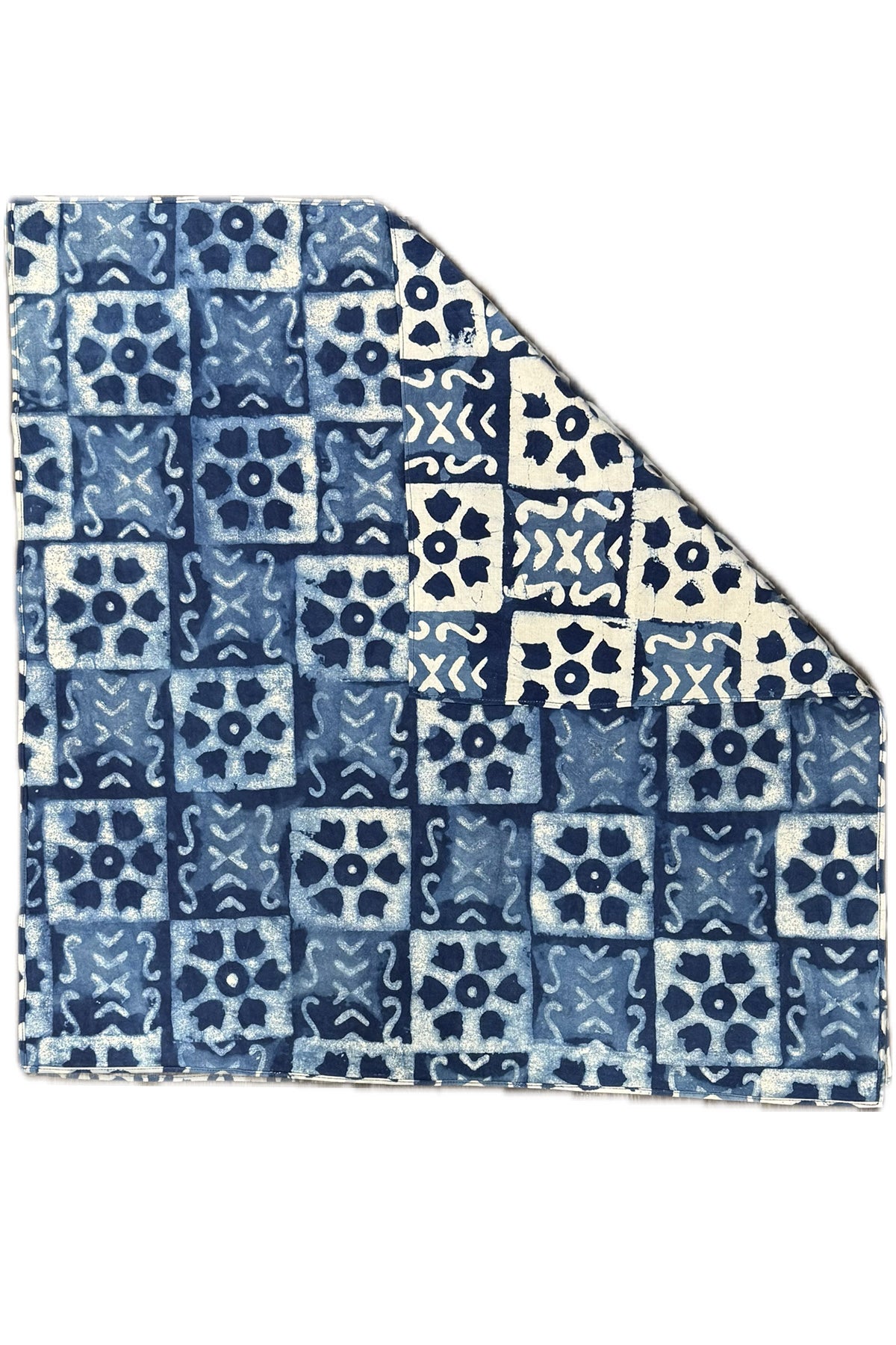 bandana impression indigo 