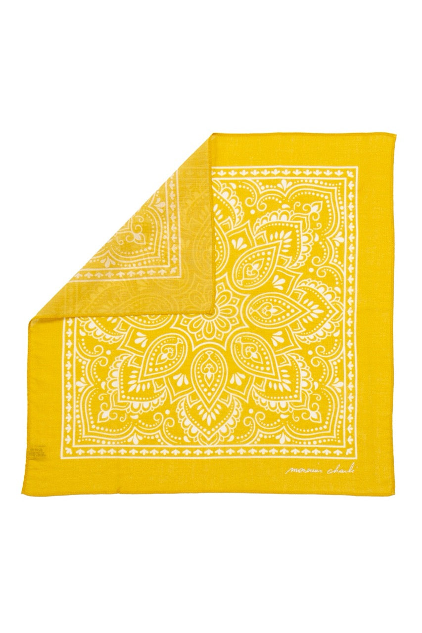 BANDANA EN COTON STANLEY AMBRE