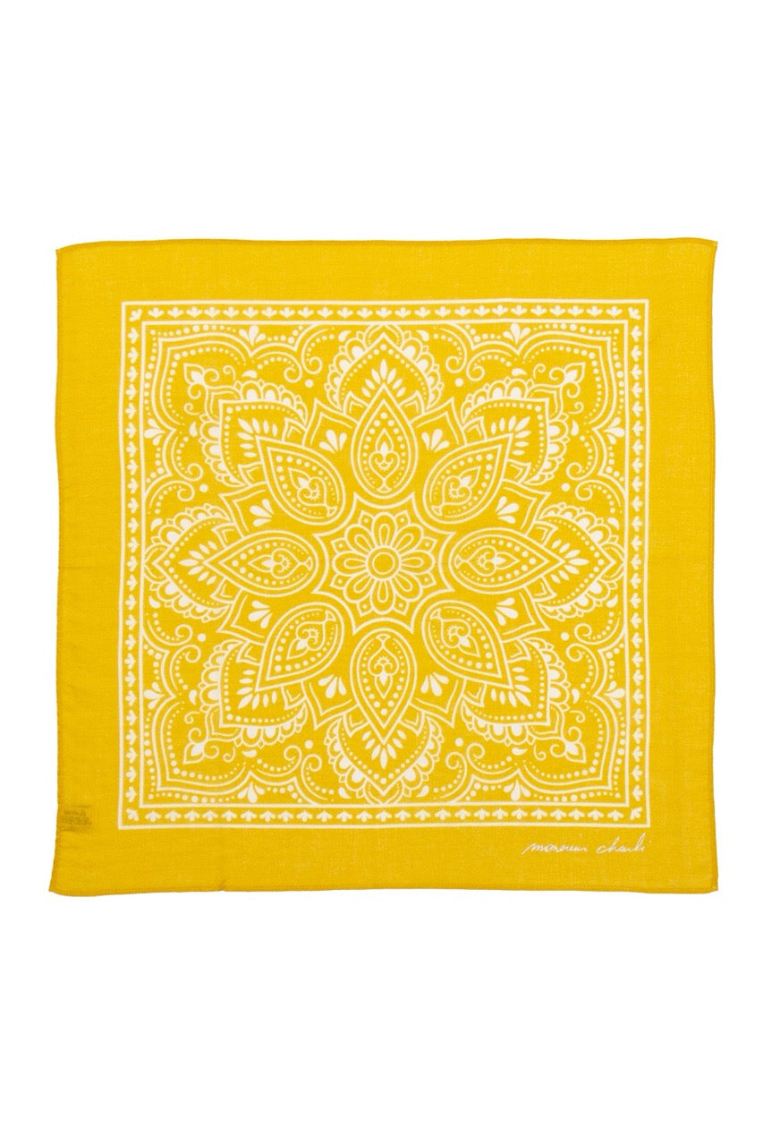BANDANA EN COTON STANLEY AMBRE