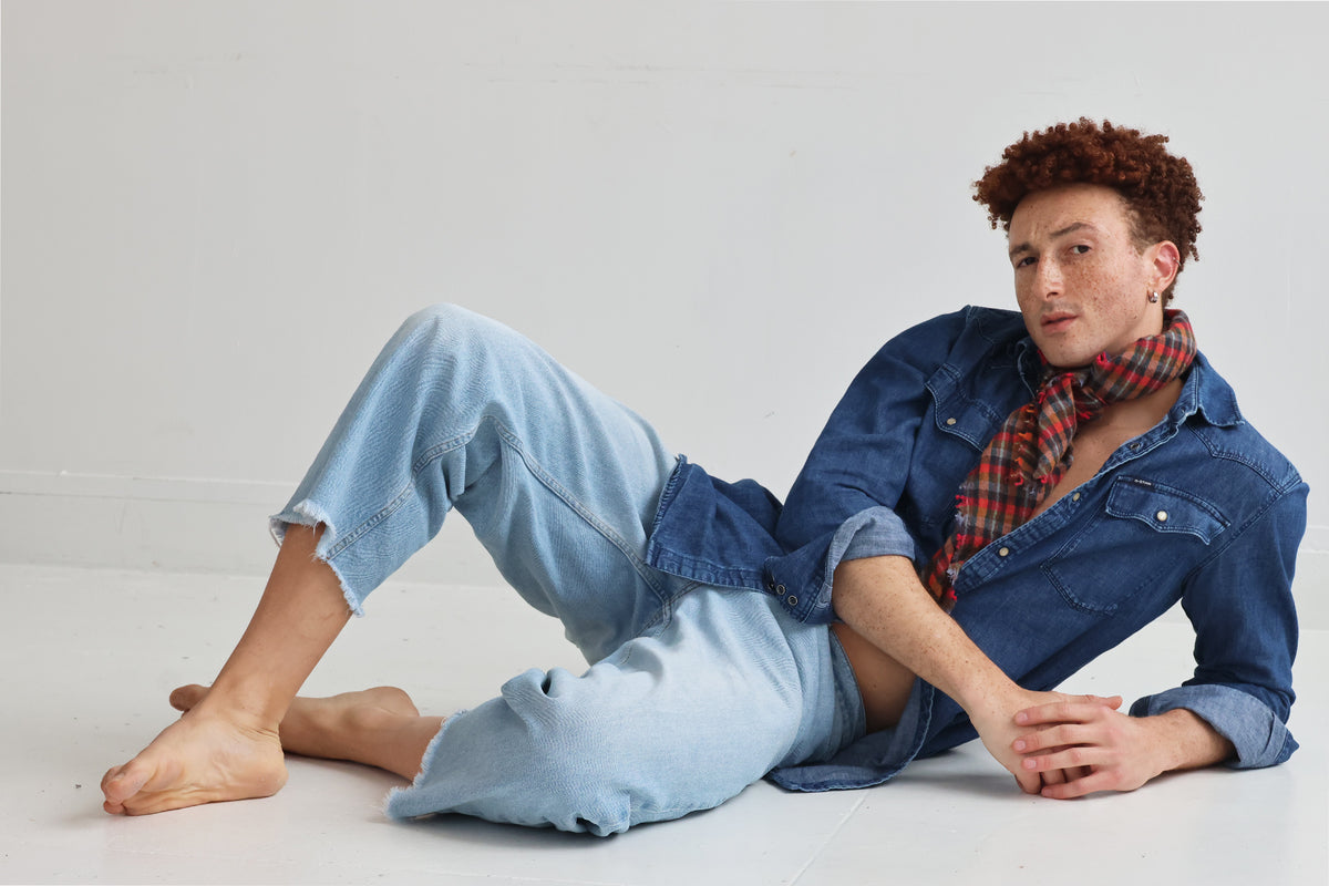 le bandana monsieur charli porté par un homme