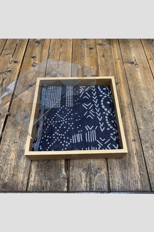 coffret cadeau maxi écharpe signé Monsieur Charli