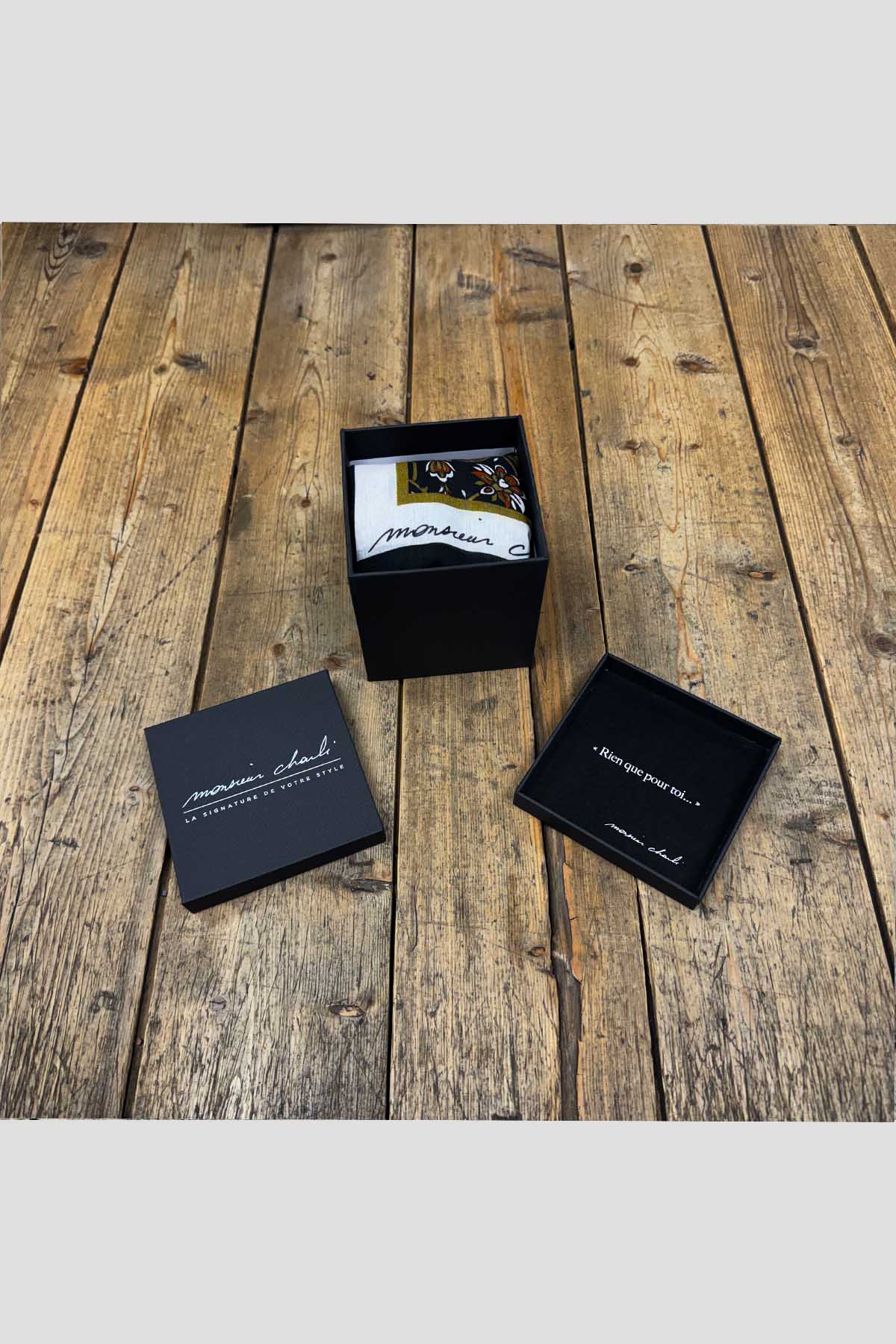 coffret cadeau pour homme cheche signé Monsieur Charli 