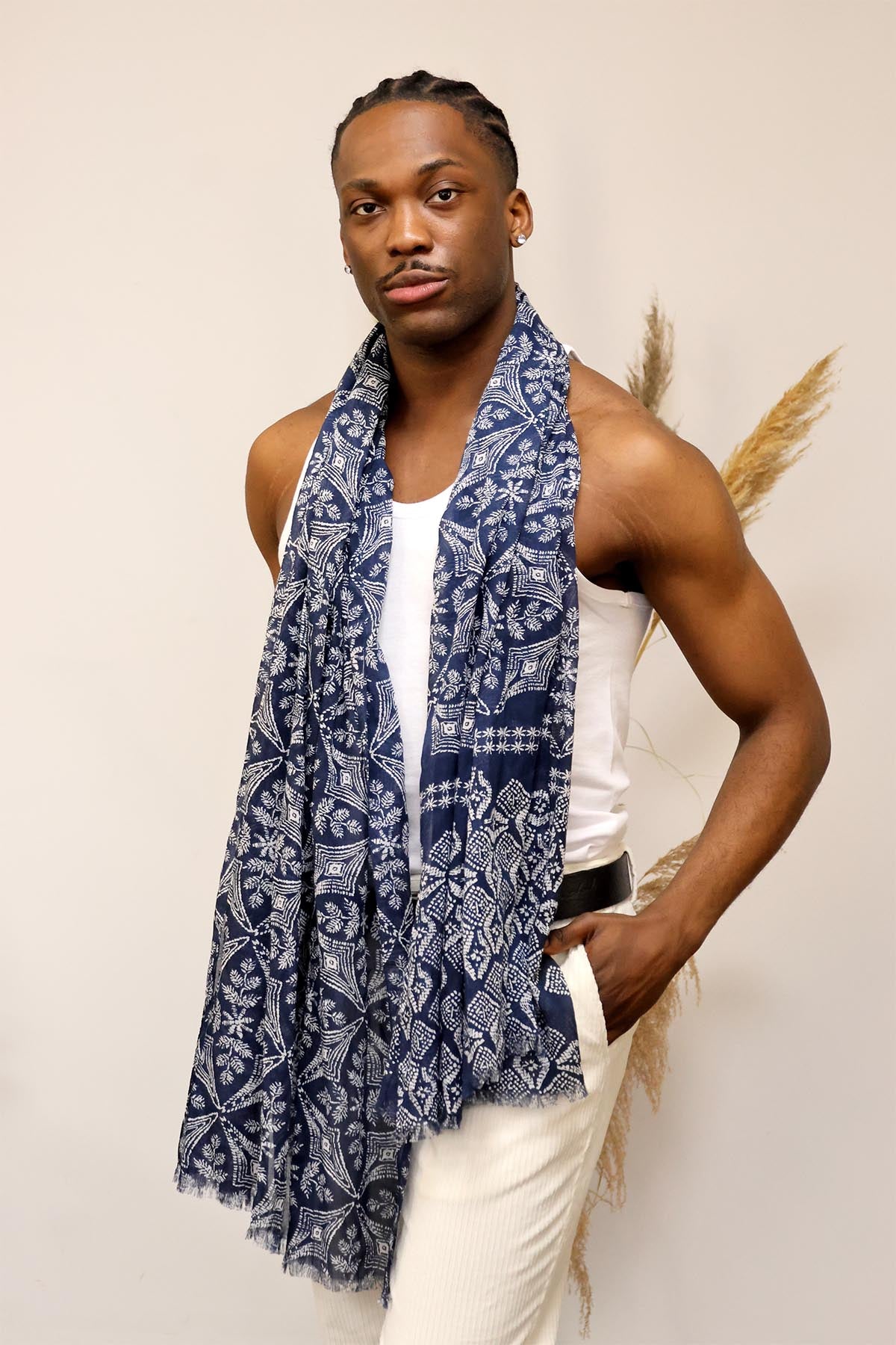 CHECHE EN COTON FABIO MARINE