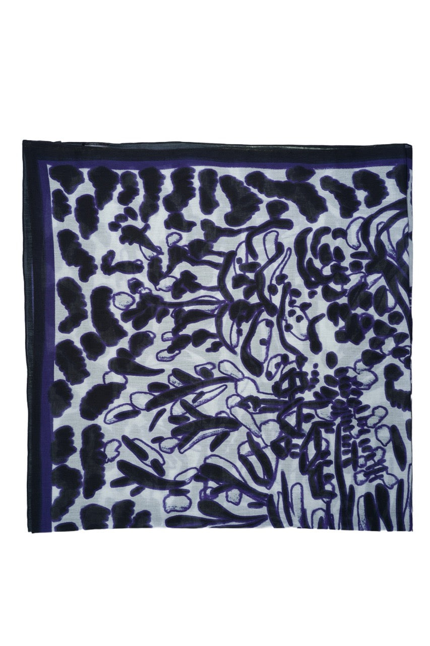 BANDANA EN COTON FILIPO MYRTILLE