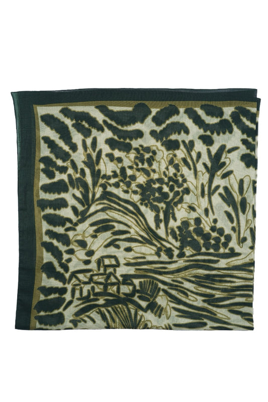 BANDANA EN COTON FILIPO VERT