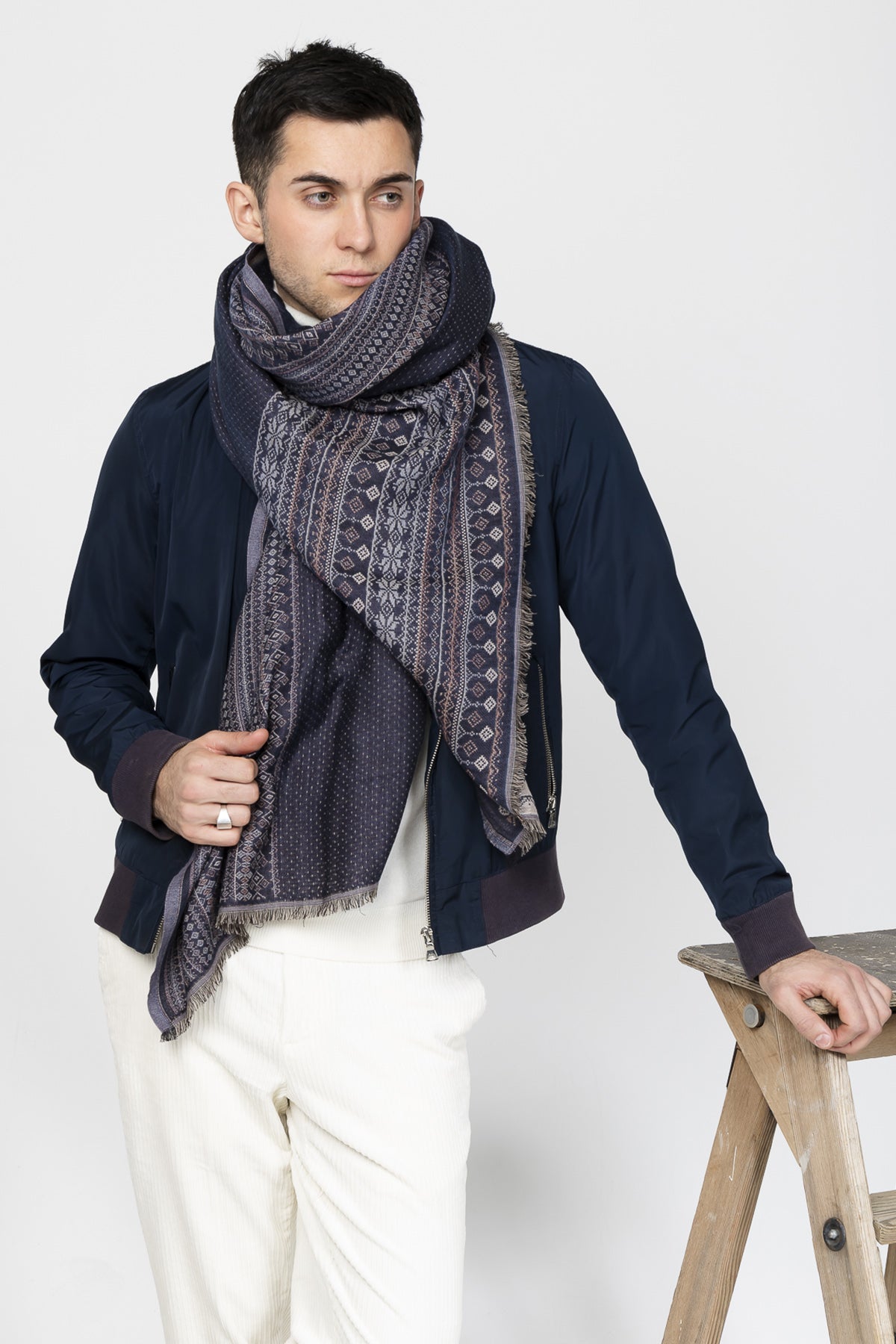 Écharpe pour homme – Création originale Monsieur Charli