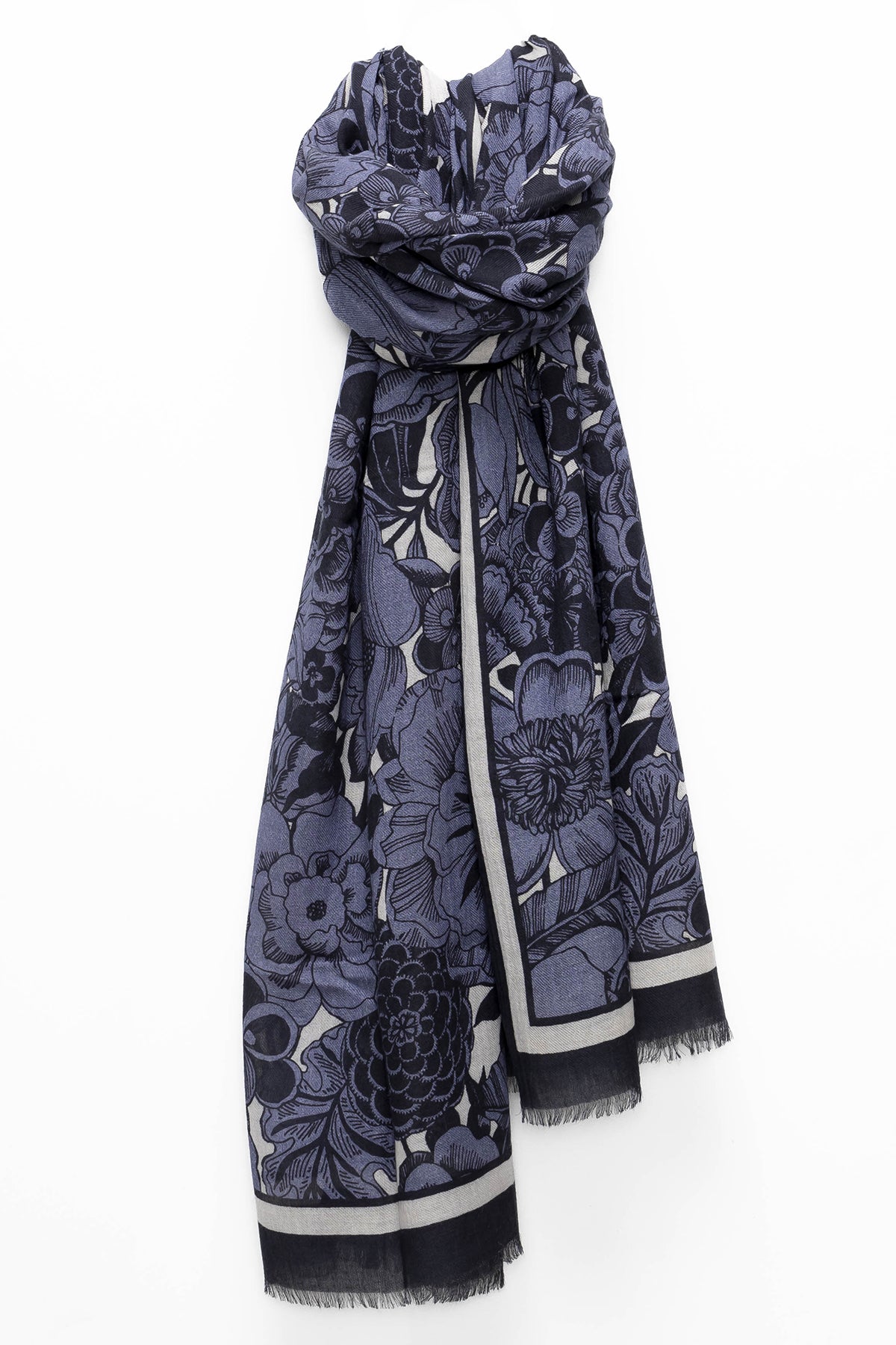 FOULARD GENZO BLEU