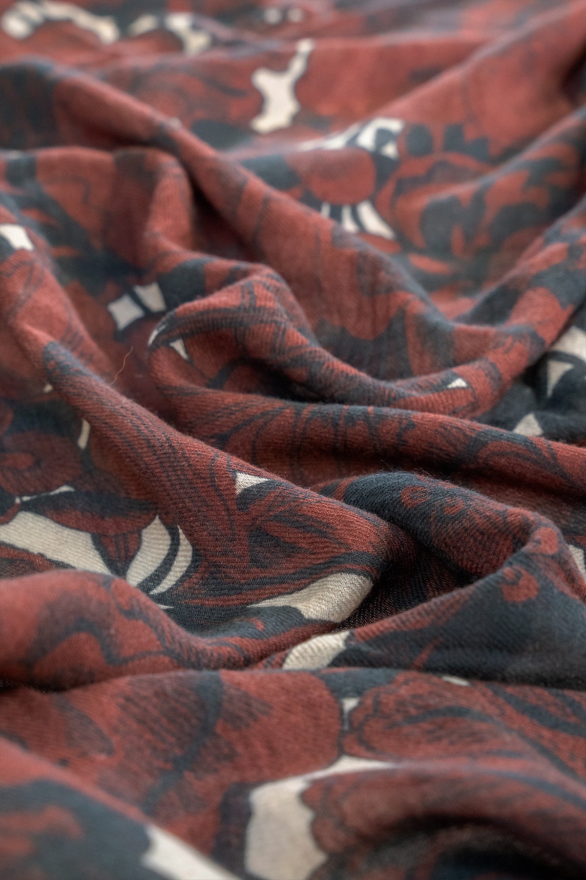 FOULARD GENZO BORDEAUX