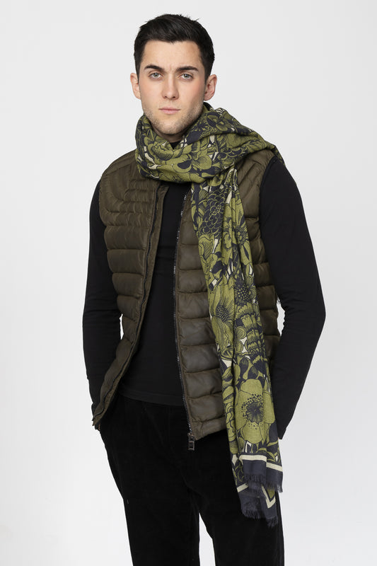 FOULARD GENZO OLIVE