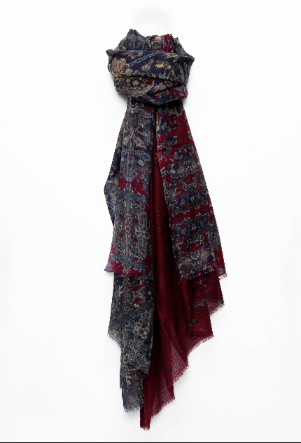 un foulard homme imprimé et coloré de Monsieur Charli