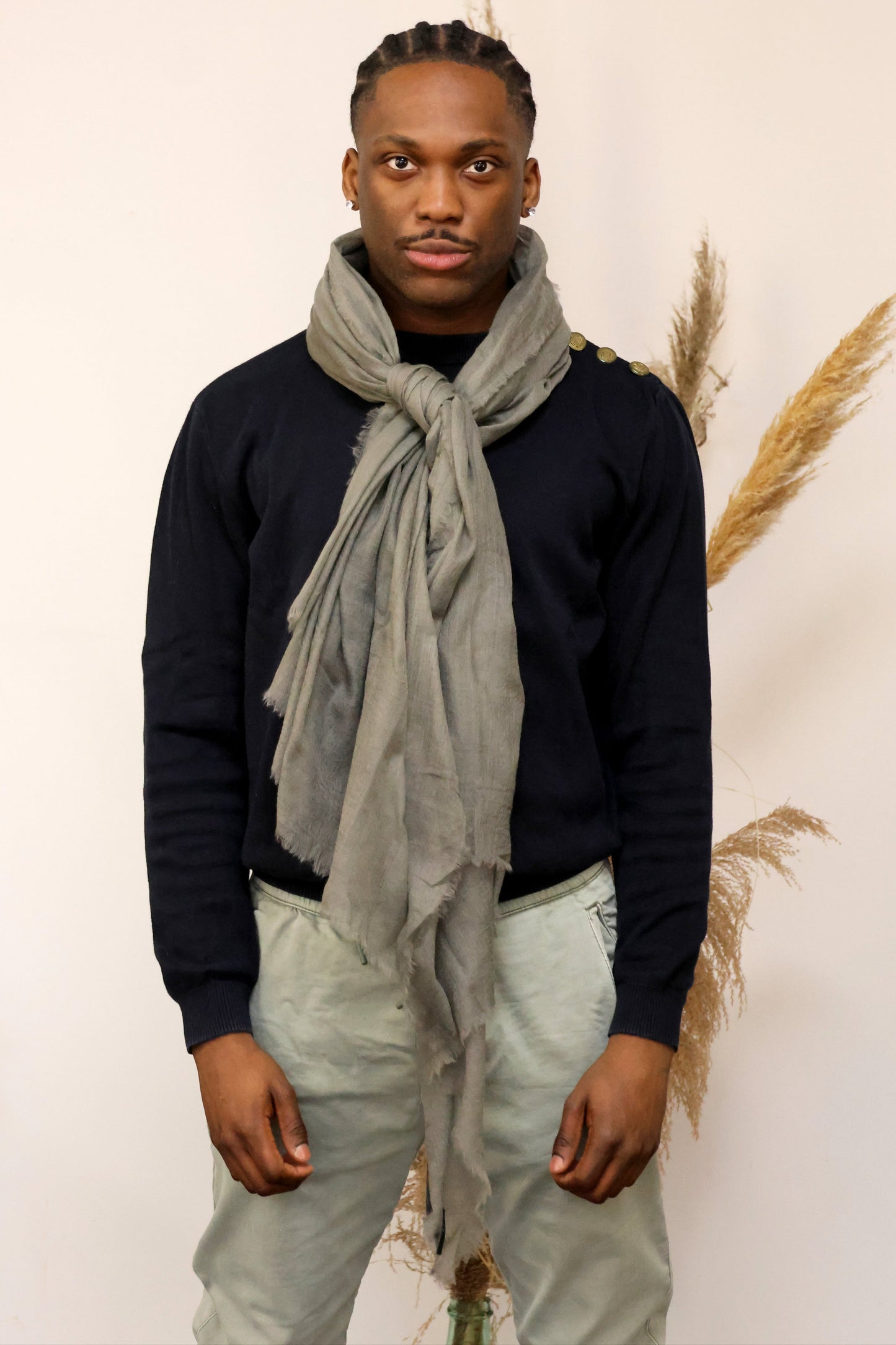 FOULARD EN LAINE RUBEN STONE