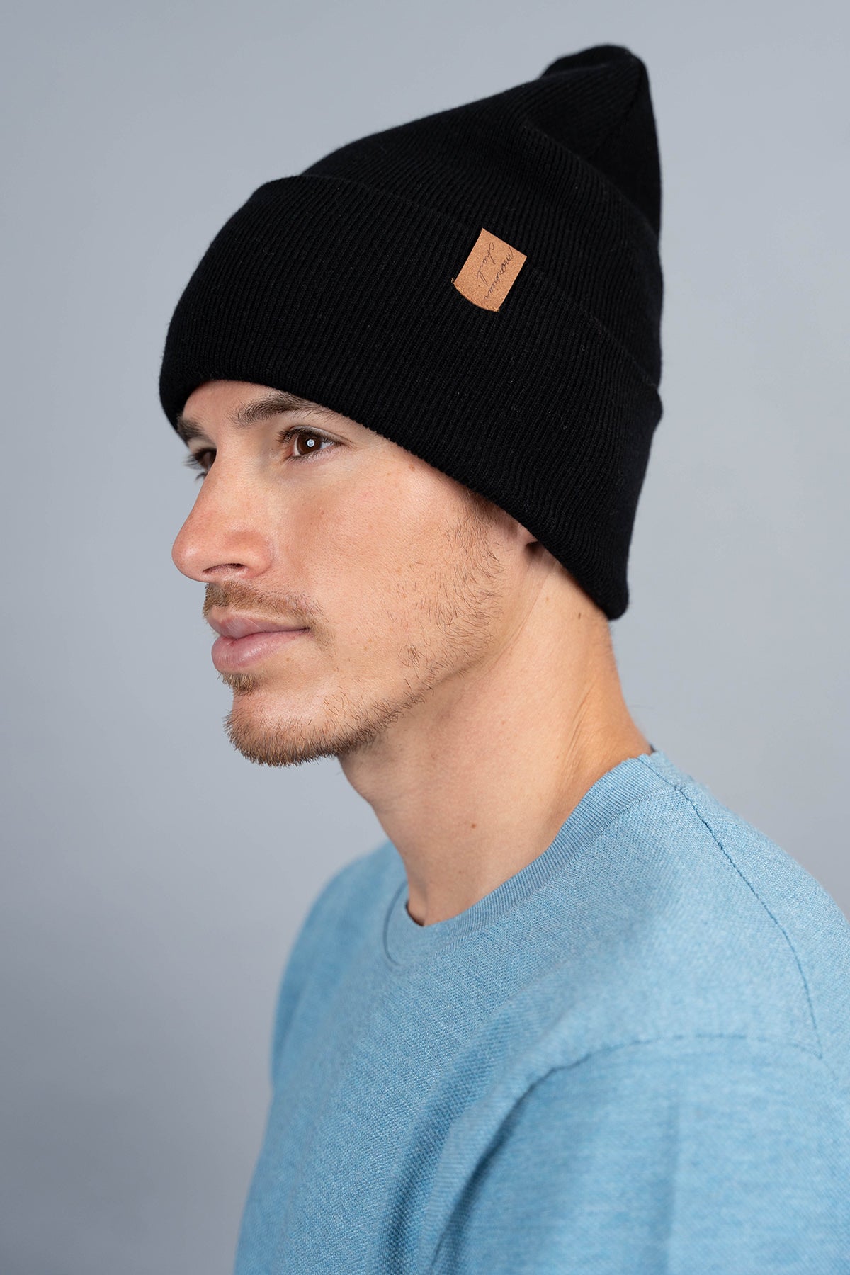 BONNET LAINE MERINO JAMES NOIR