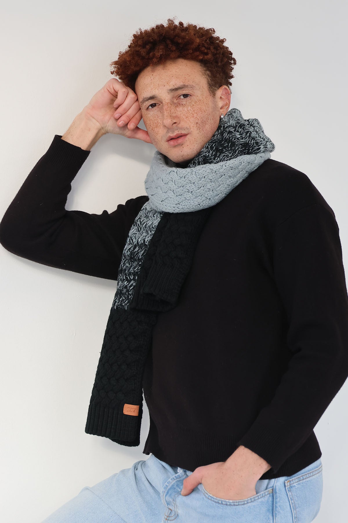 Echarpe maille de Monsieur Charli 