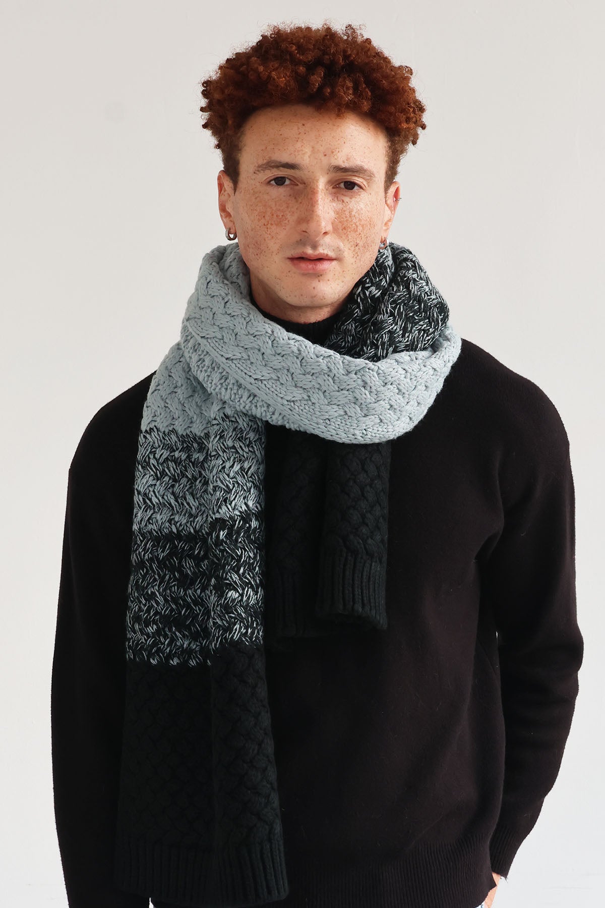 Echarpe maille de Monsieur Charli 