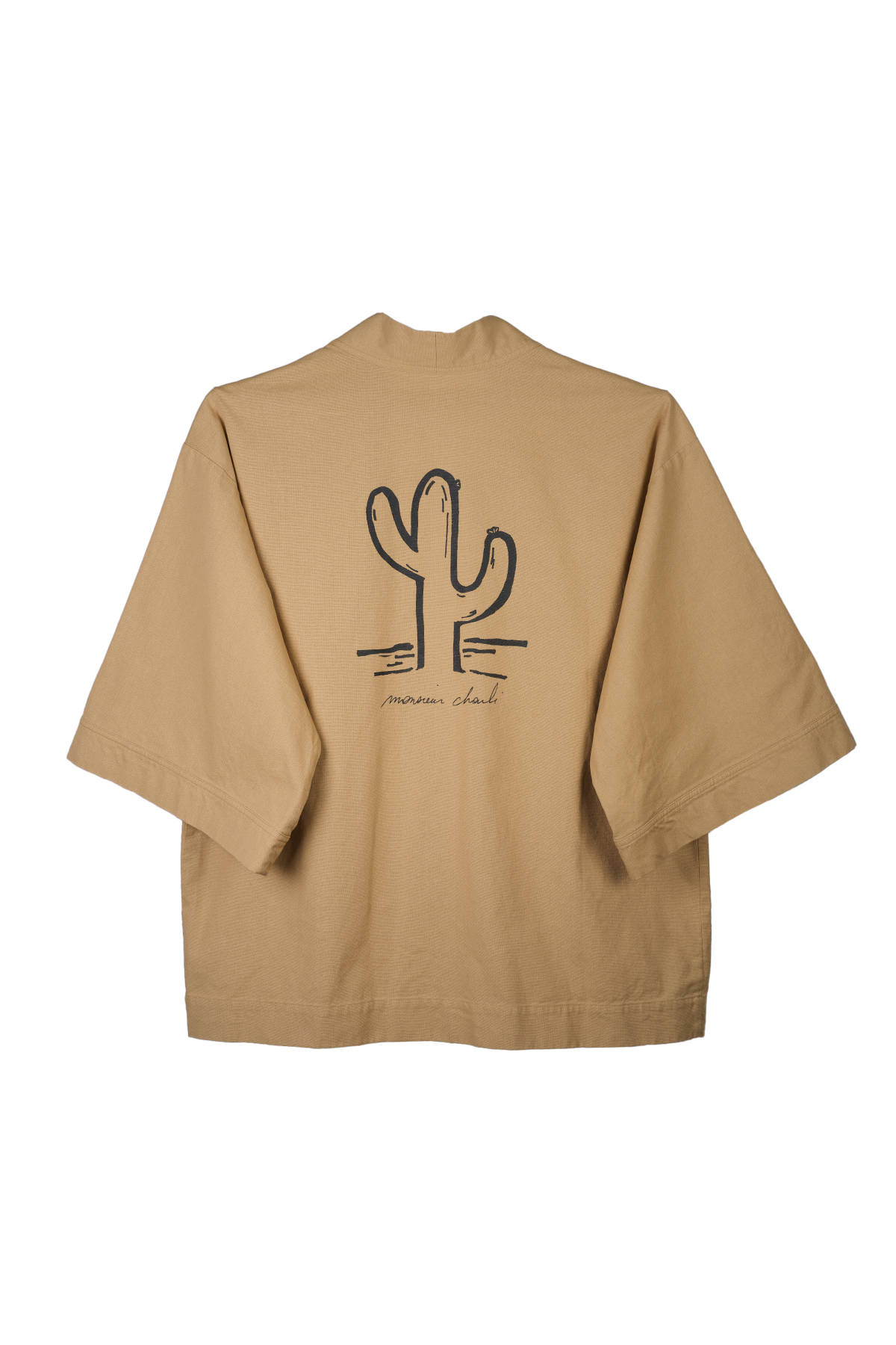 Le dos de la veste KIM camel de Monsieur Charli