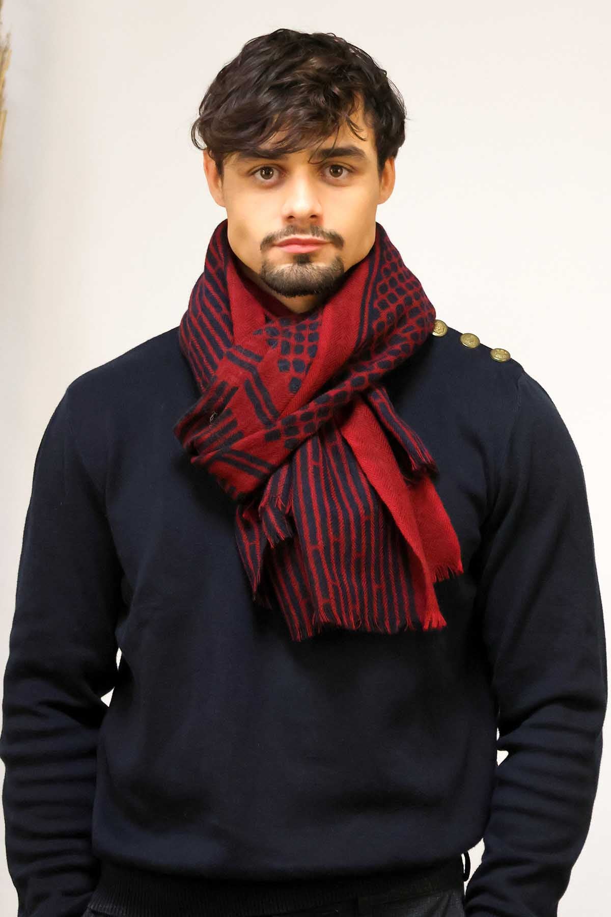 nazare le foulard homme signé Monsieur Charli