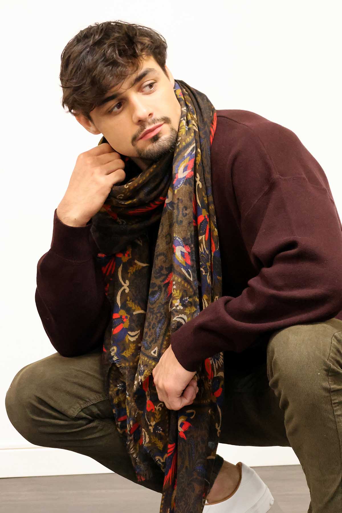 foulard homme NIels signé monsieur charli 