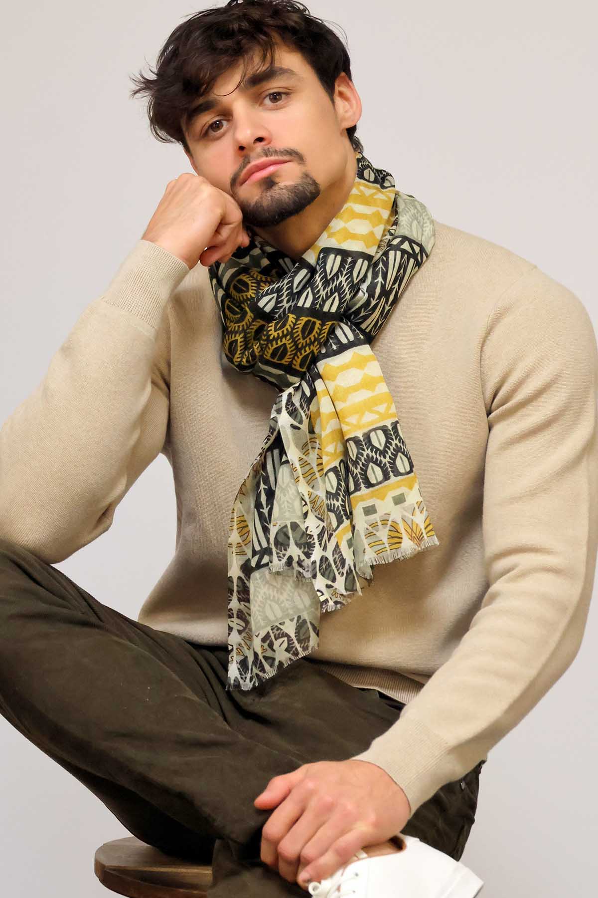 Foulard en modal et cachemire Nouri