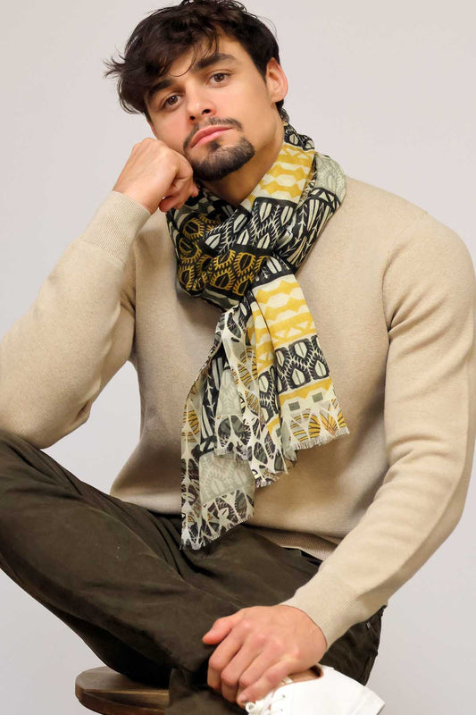 Foulard en modal et cachemire Nouri