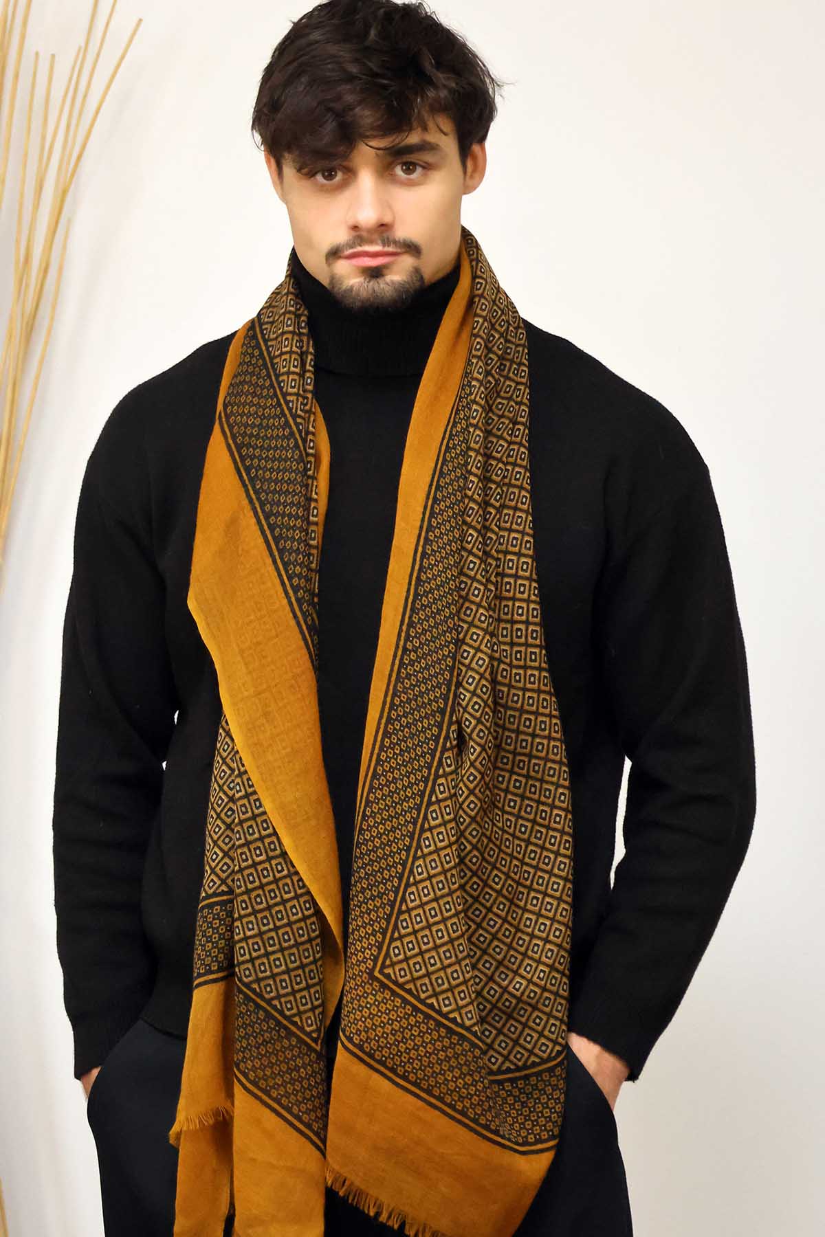 PIERIC AMBRE FOULARD HOMME