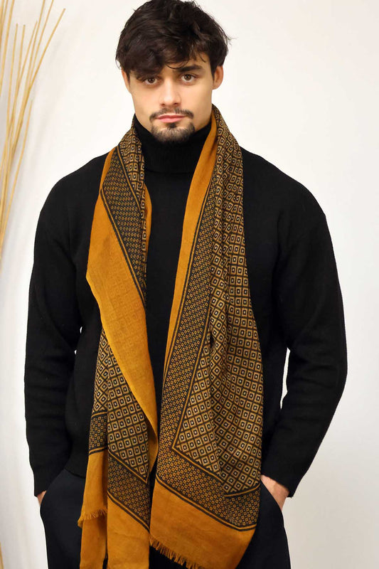 PIERIC AMBRE FOULARD HOMME