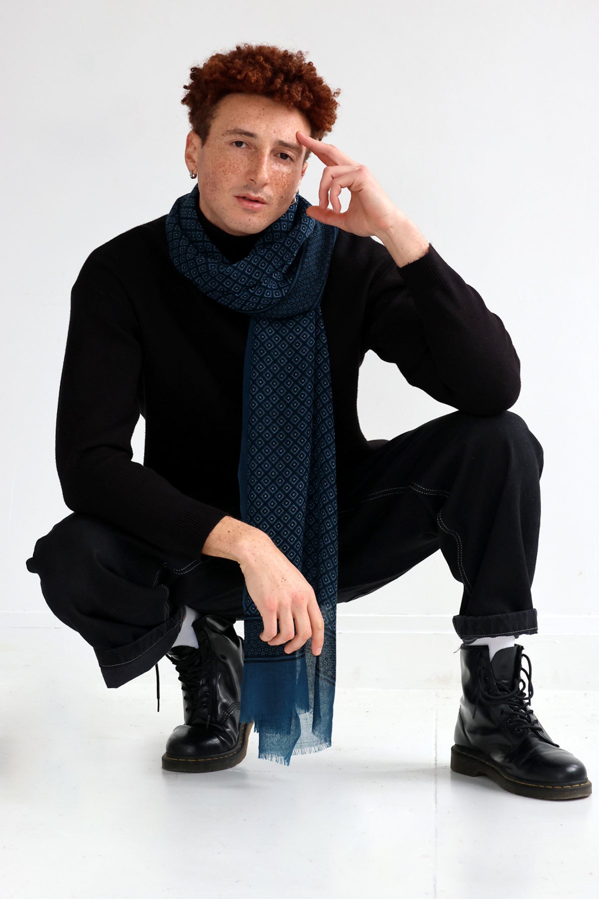 FOULARD EN LAINE PIERIC